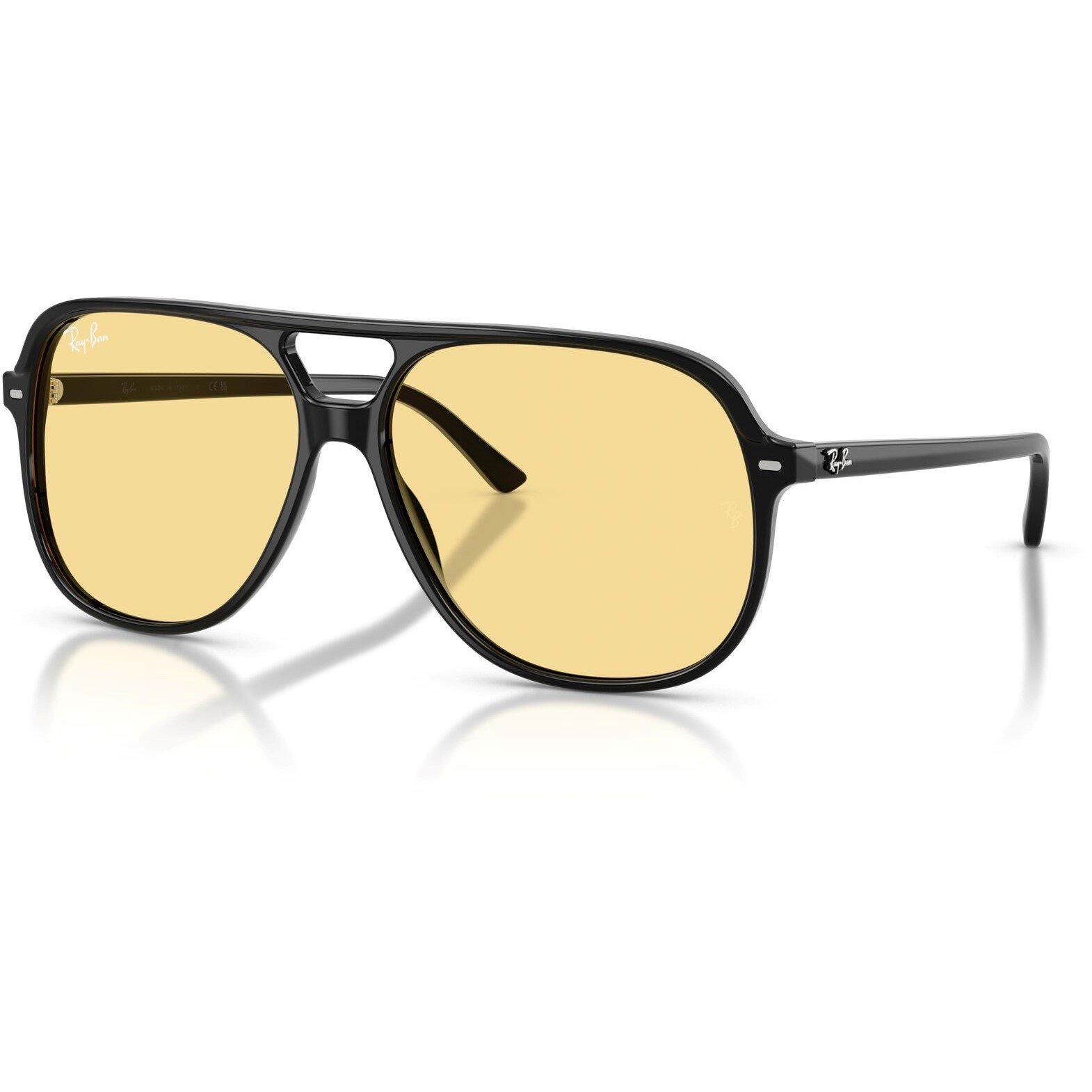 Black Yellow - Ray-Ban - Women's Bill Round Sunglasses - 9