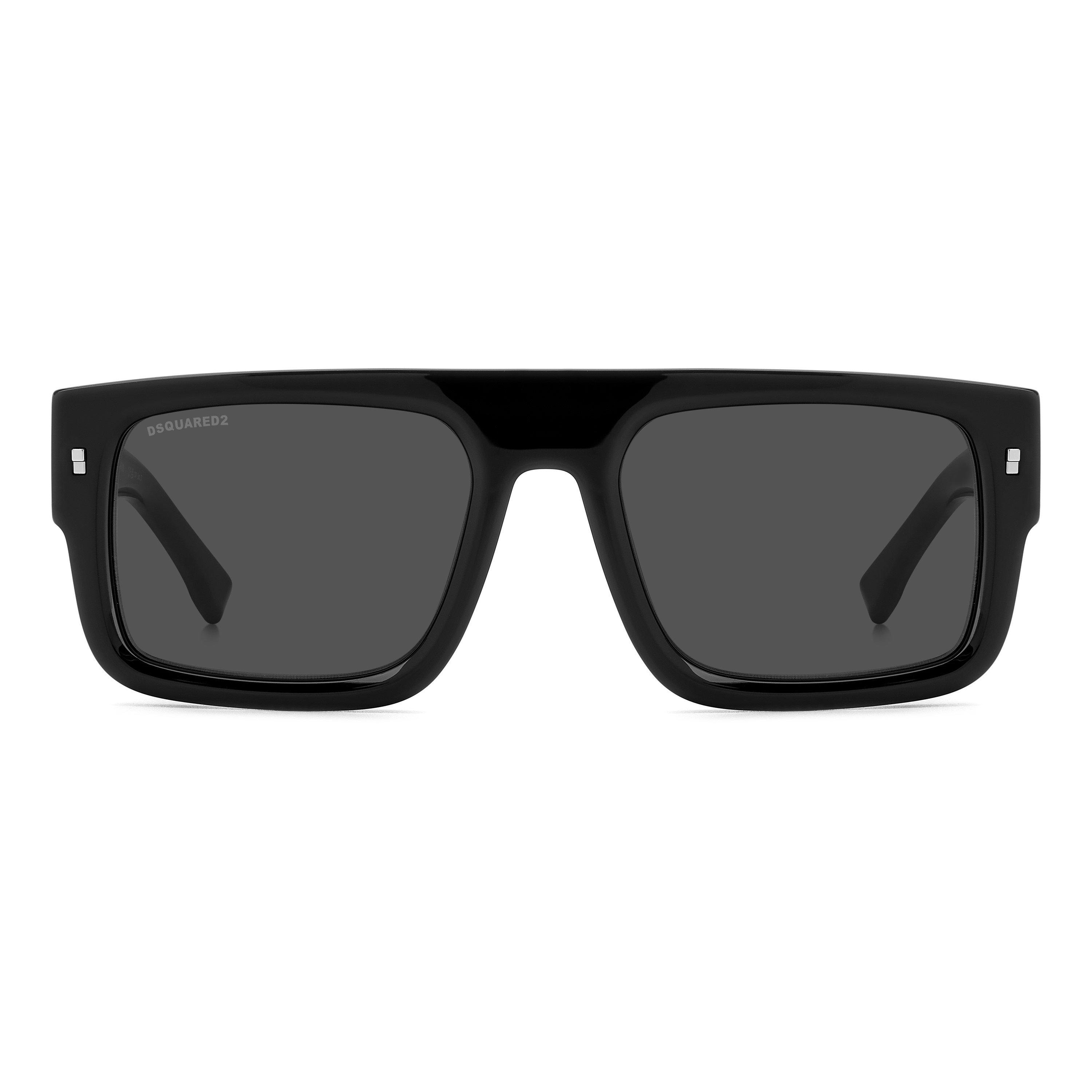 Black - DSquared2 - Men's DSQ Icon Wayfarer Sunglasses - 2