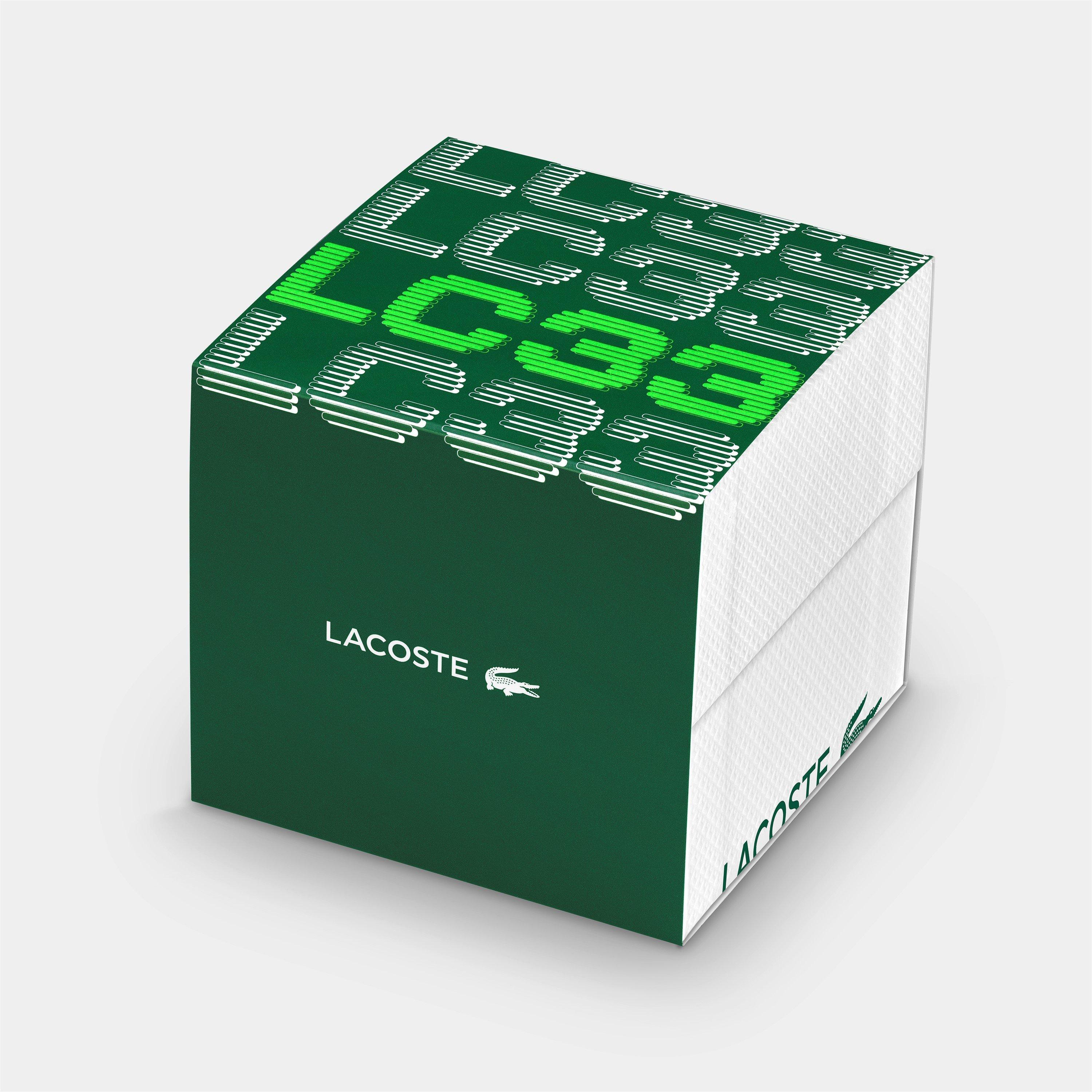 Pink/Gray - Lacoste - Watches Mens LC33 Silicone Strap Watch - 4