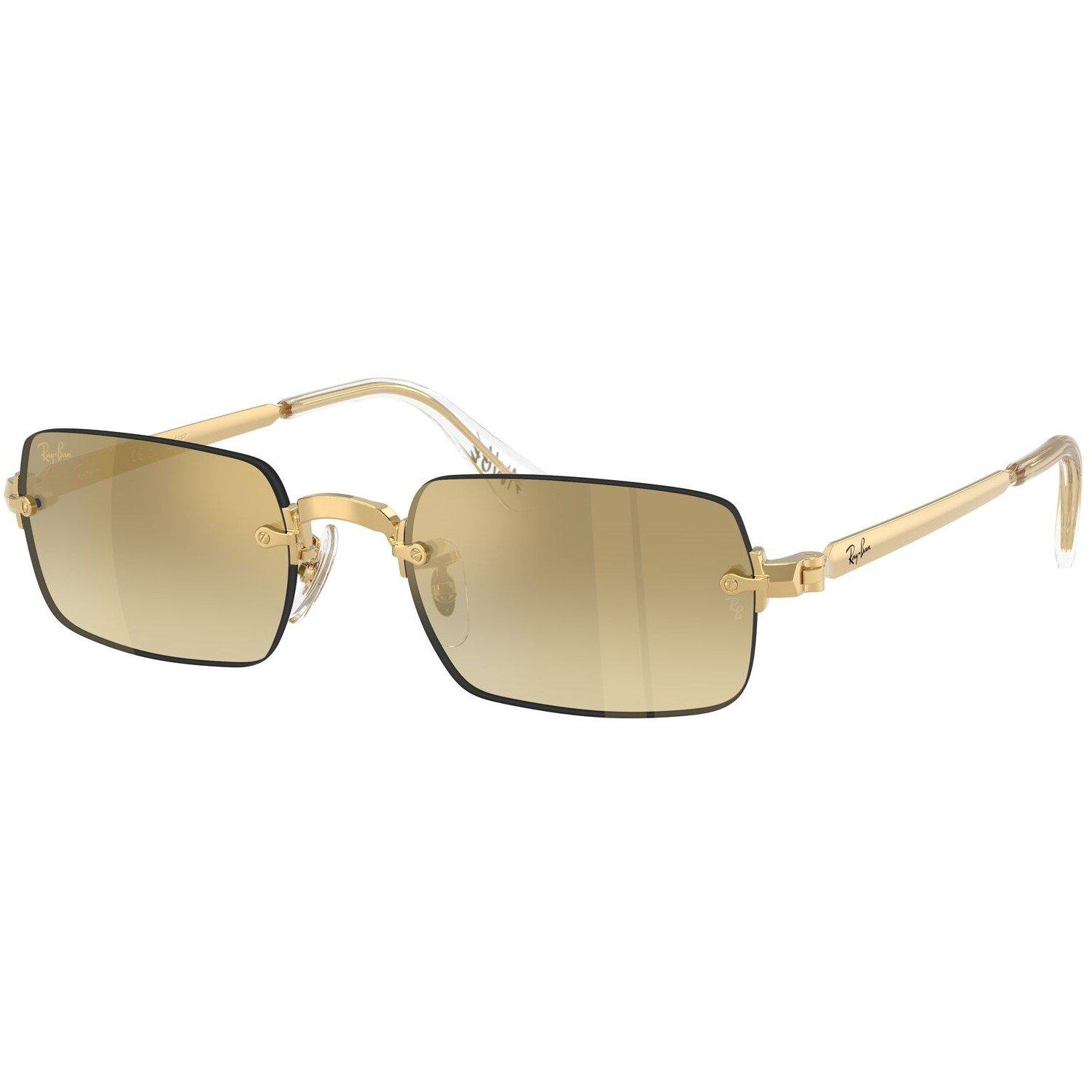 Gold/Brown - Ray-Ban - Womens Rectangle Sunglasses - 3