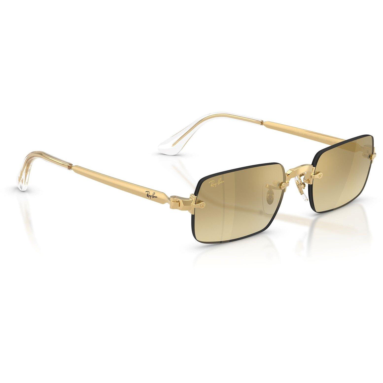 Gold/Brown - Ray-Ban - Womens Rectangle Sunglasses - 4