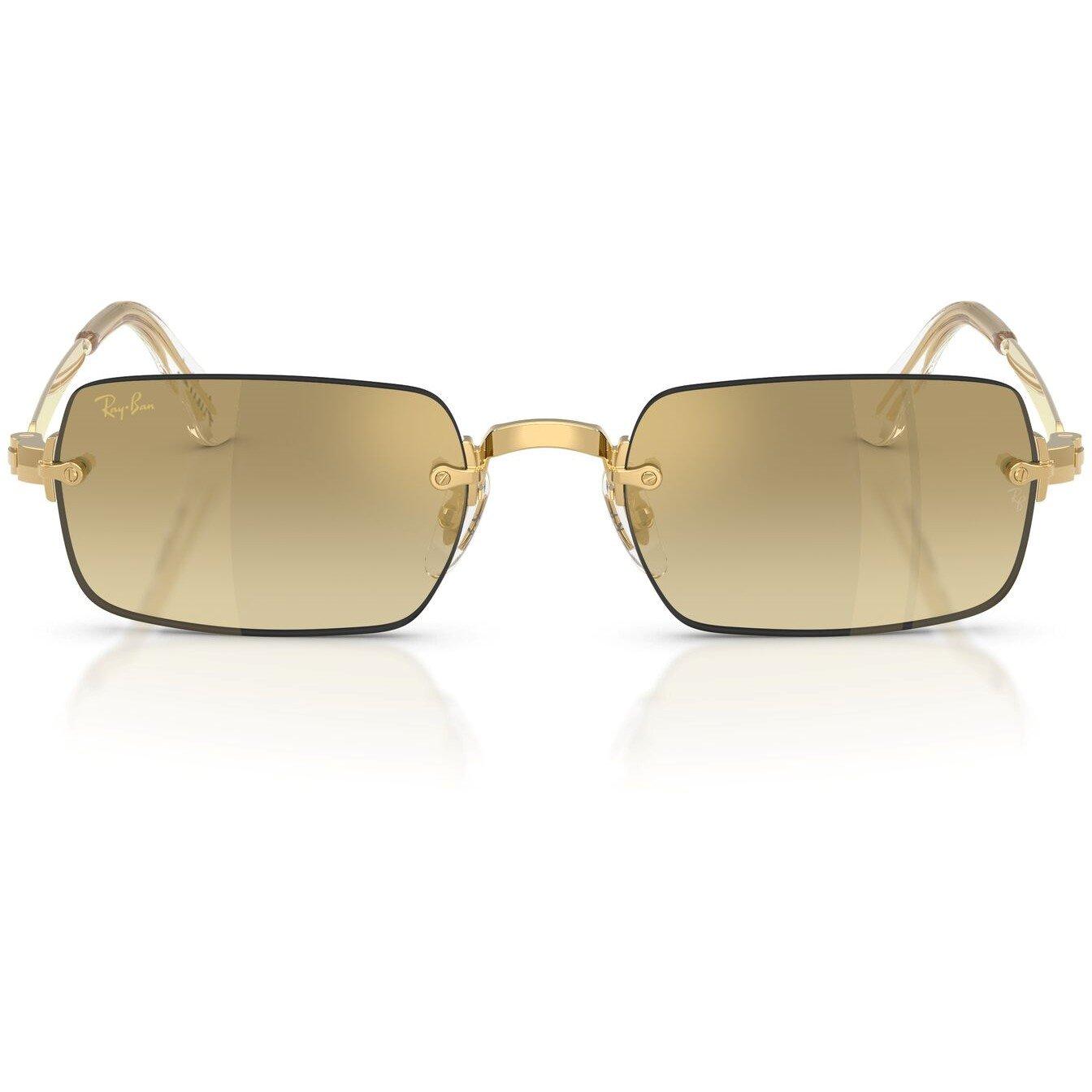 Gold/Brown - Ray-Ban - Womens Rectangle Sunglasses - 7