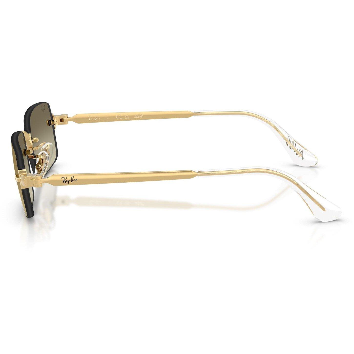 Gold/Brown - Ray-Ban - Womens Rectangle Sunglasses - 8