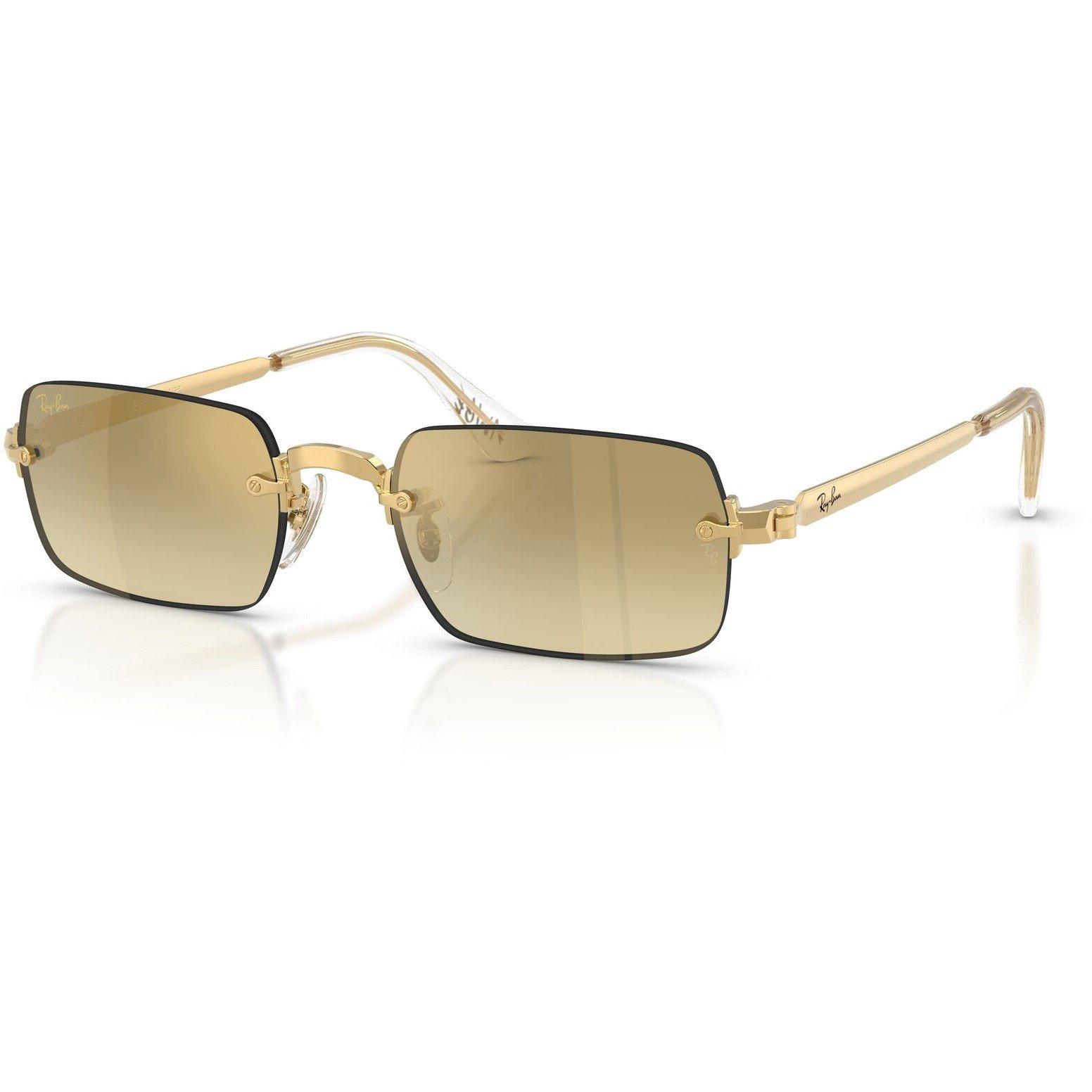 Gold/Brown - Ray-Ban - Womens Rectangle Sunglasses - 9