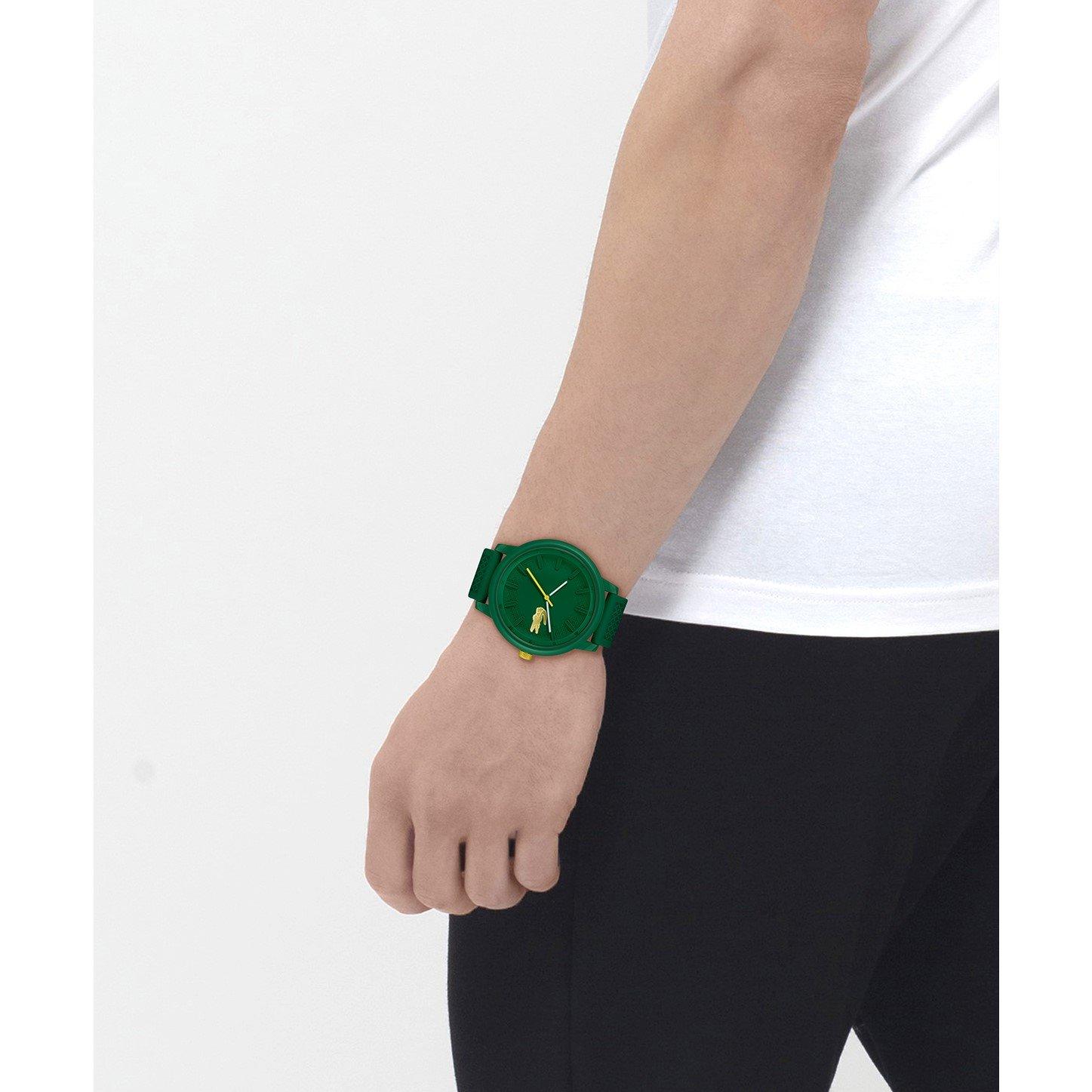 Green - Lacoste - Lacoste Gents 12.12 Hero Silicone Strap Watch - 4
