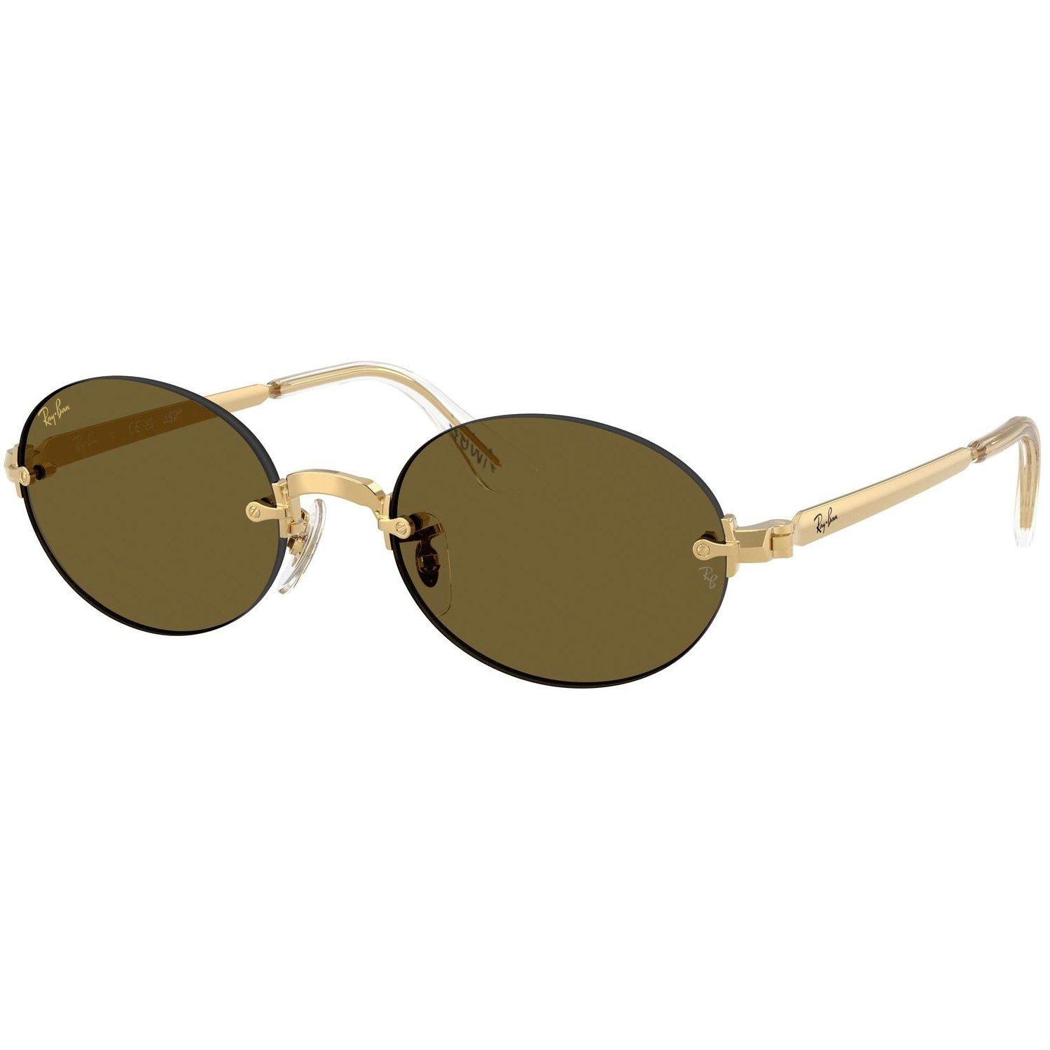 Gold/Brown - Ray-Ban - Women's 0RB3929 Round Sunglasses - 3