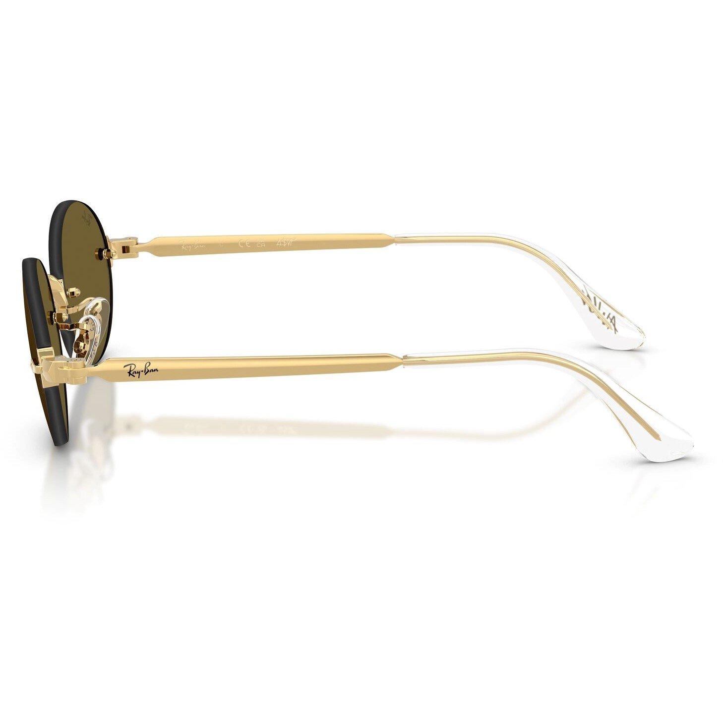 Gold/Brown - Ray-Ban - Women's 0RB3929 Round Sunglasses - 8