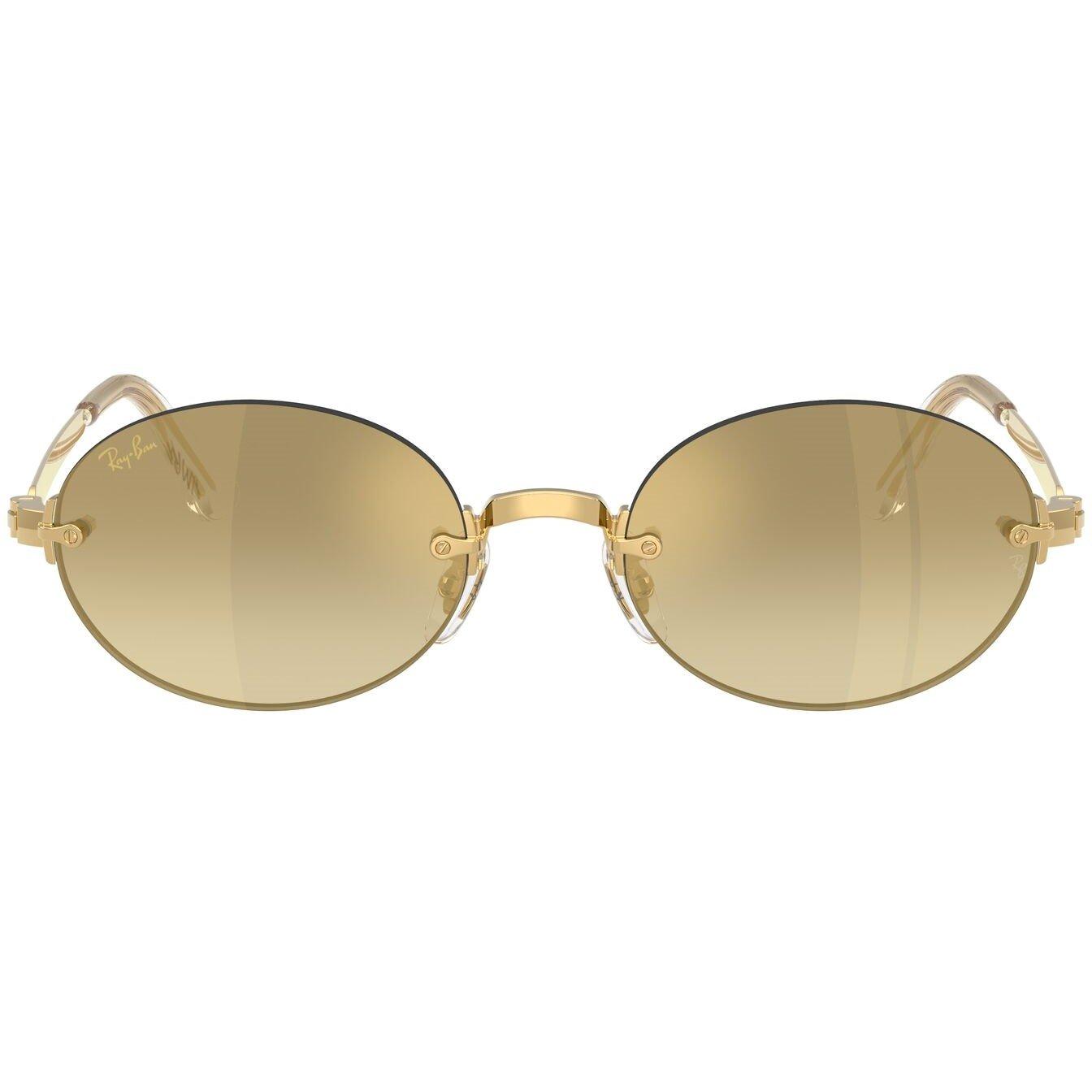 Gold/Brown - Ray-Ban - Women's 0RB3929 Round Sunglasses - 2