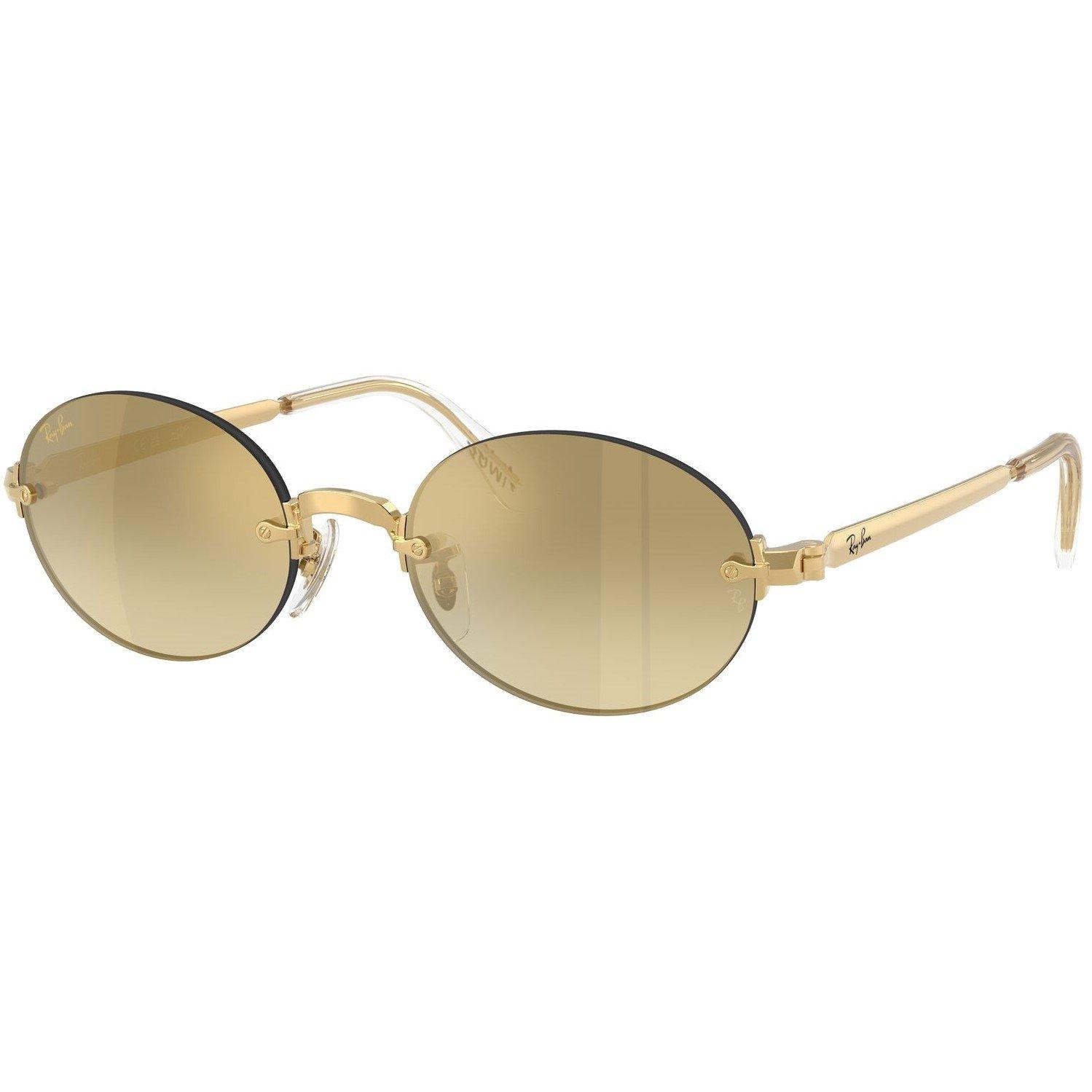 Gold/Brown - Ray-Ban - Women's 0RB3929 Round Sunglasses - 3