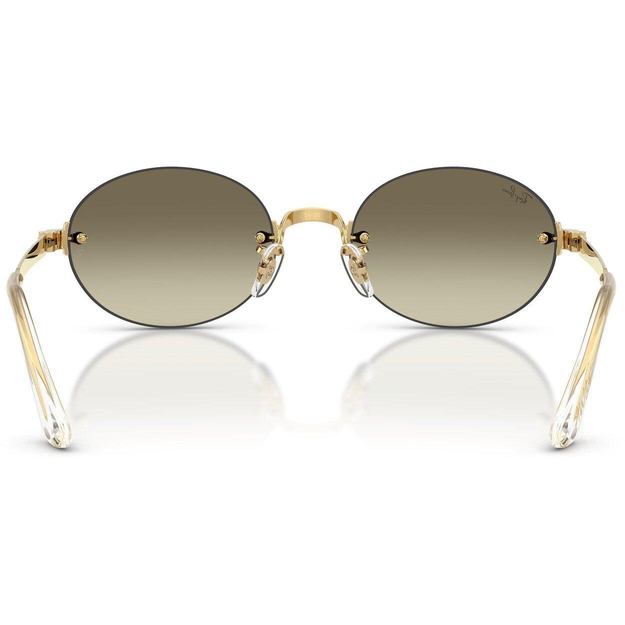 Gold/Brown - Ray-Ban - Women's 0RB3929 Round Sunglasses - 5