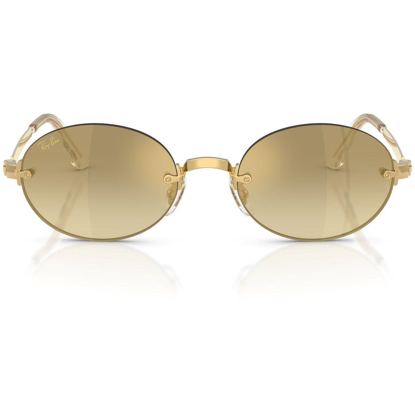 Gold/Brown - Ray-Ban - Women's 0RB3929 Round Sunglasses - 7