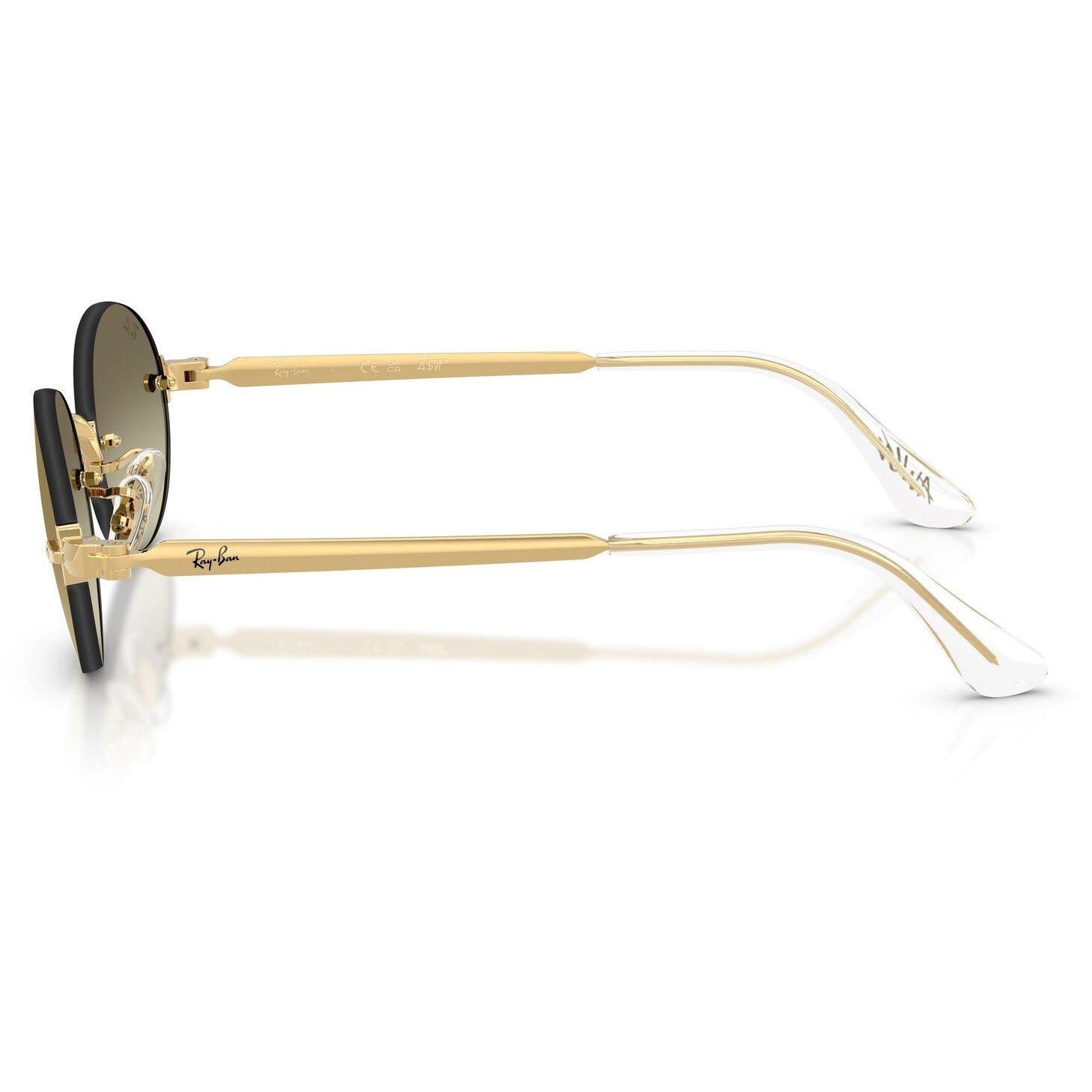 Gold/Brown - Ray-Ban - Women's 0RB3929 Round Sunglasses - 8