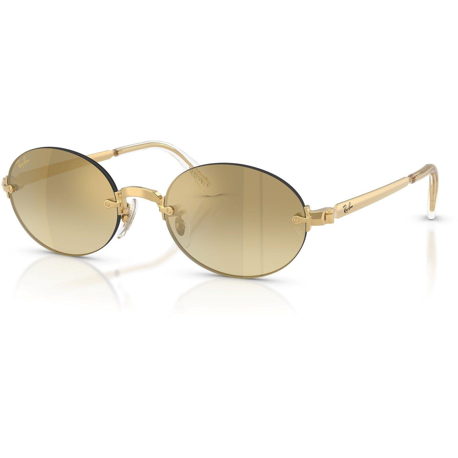 Gold/Brown - Ray-Ban - Women's 0RB3929 Round Sunglasses - 9