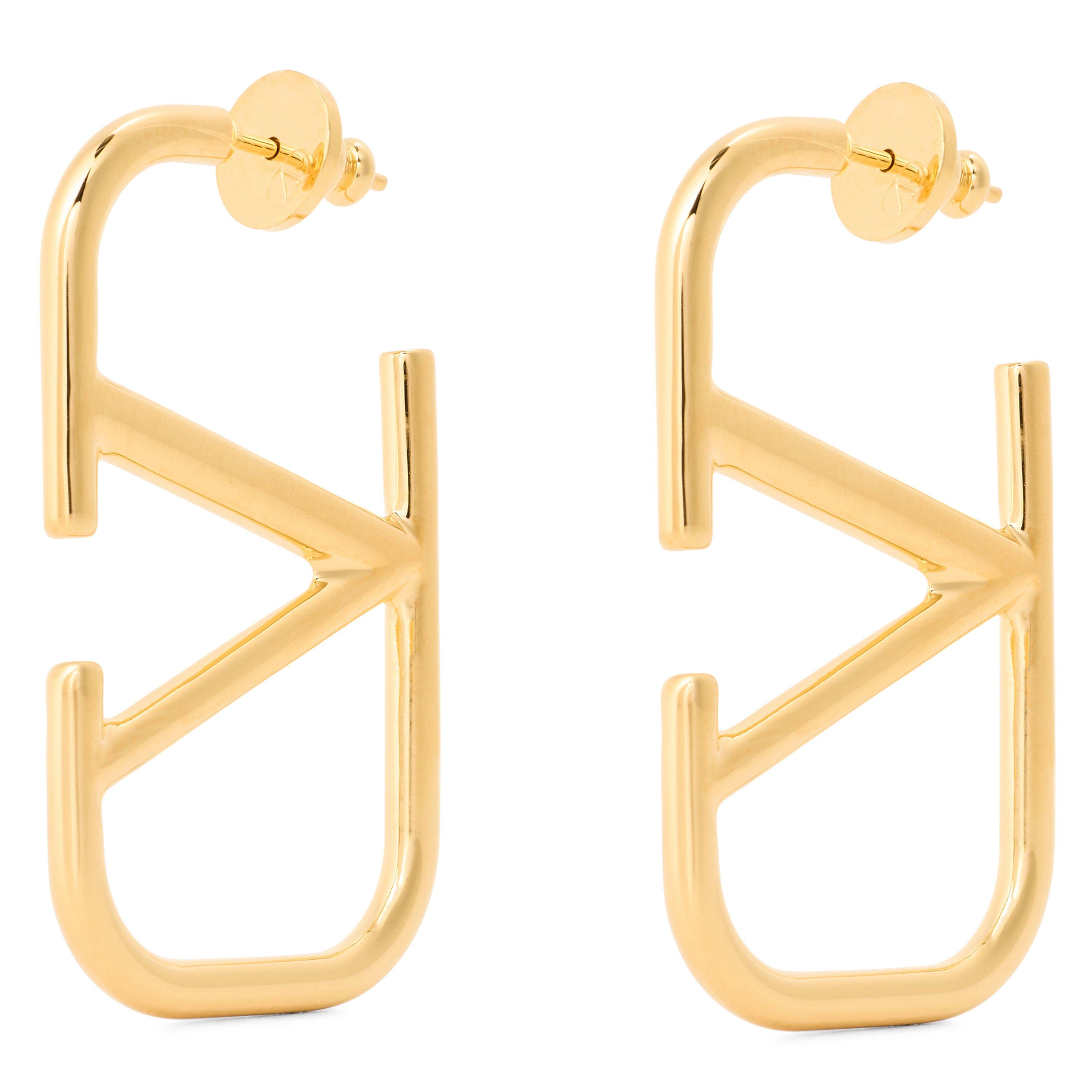 Valentino Garavani VG Vlogo Hoop - Oro
