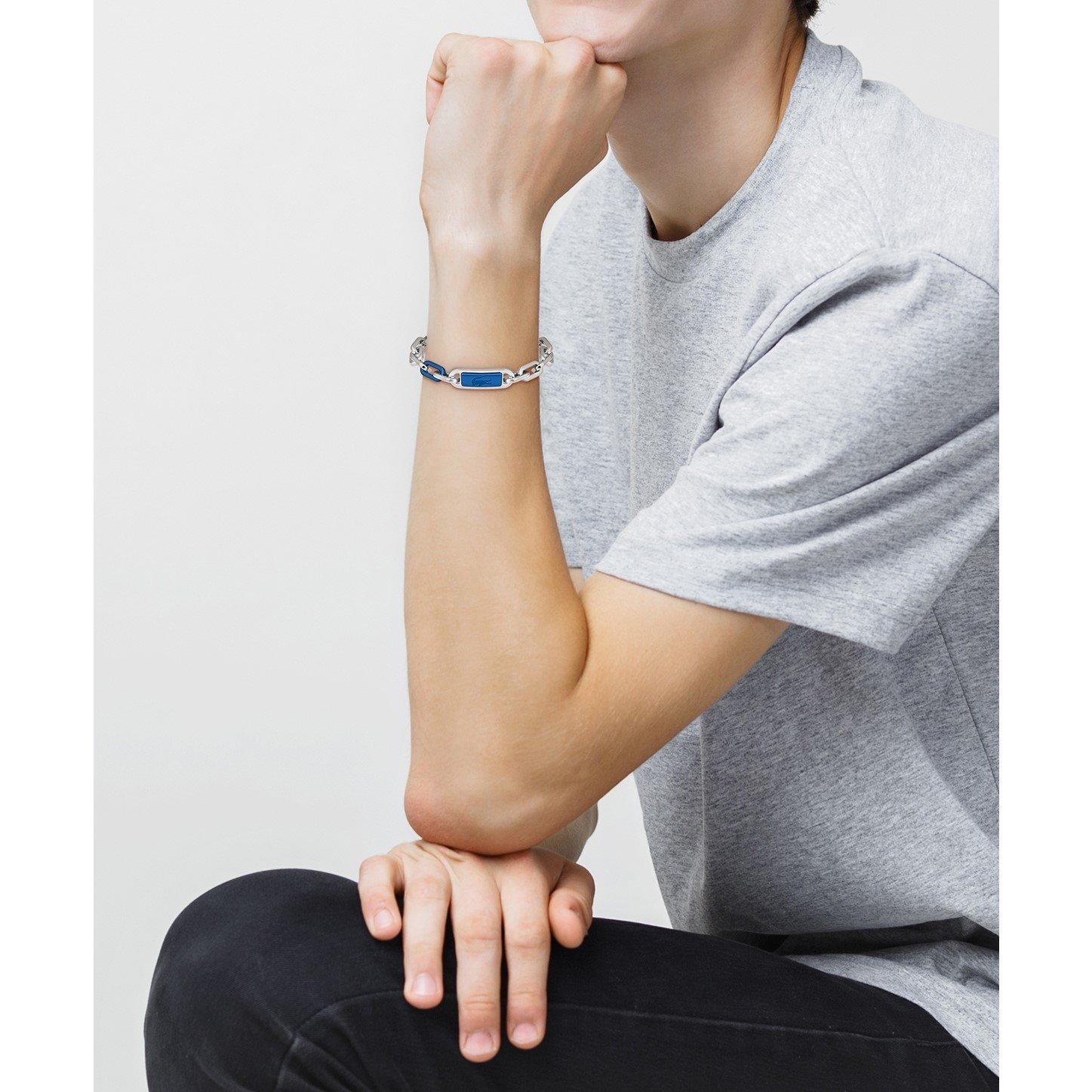 Silver - Lacoste - Gents Crew Bracelet - 4