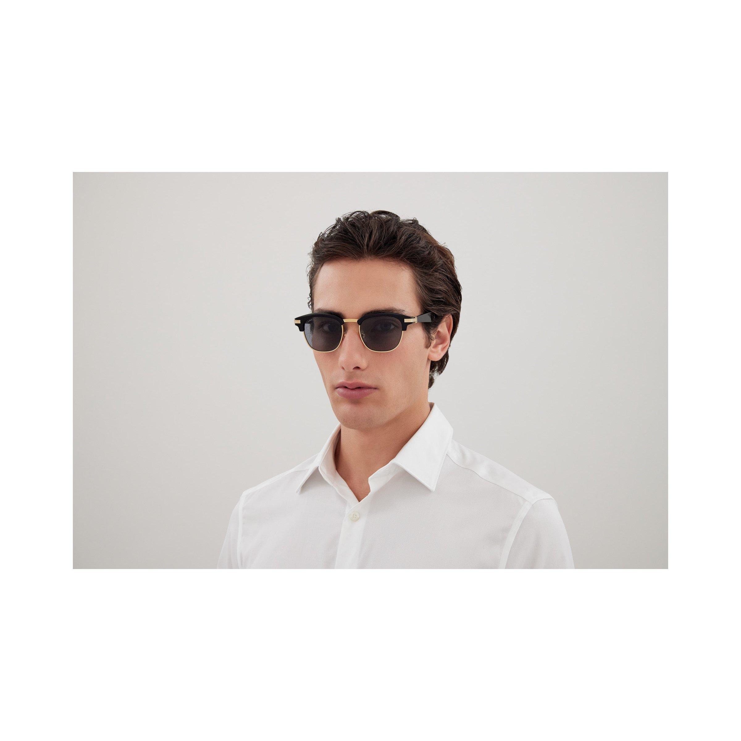 Gold/Black - Cartier - Cartier Mens Wayfarer CT0496S Sunglasses - 2