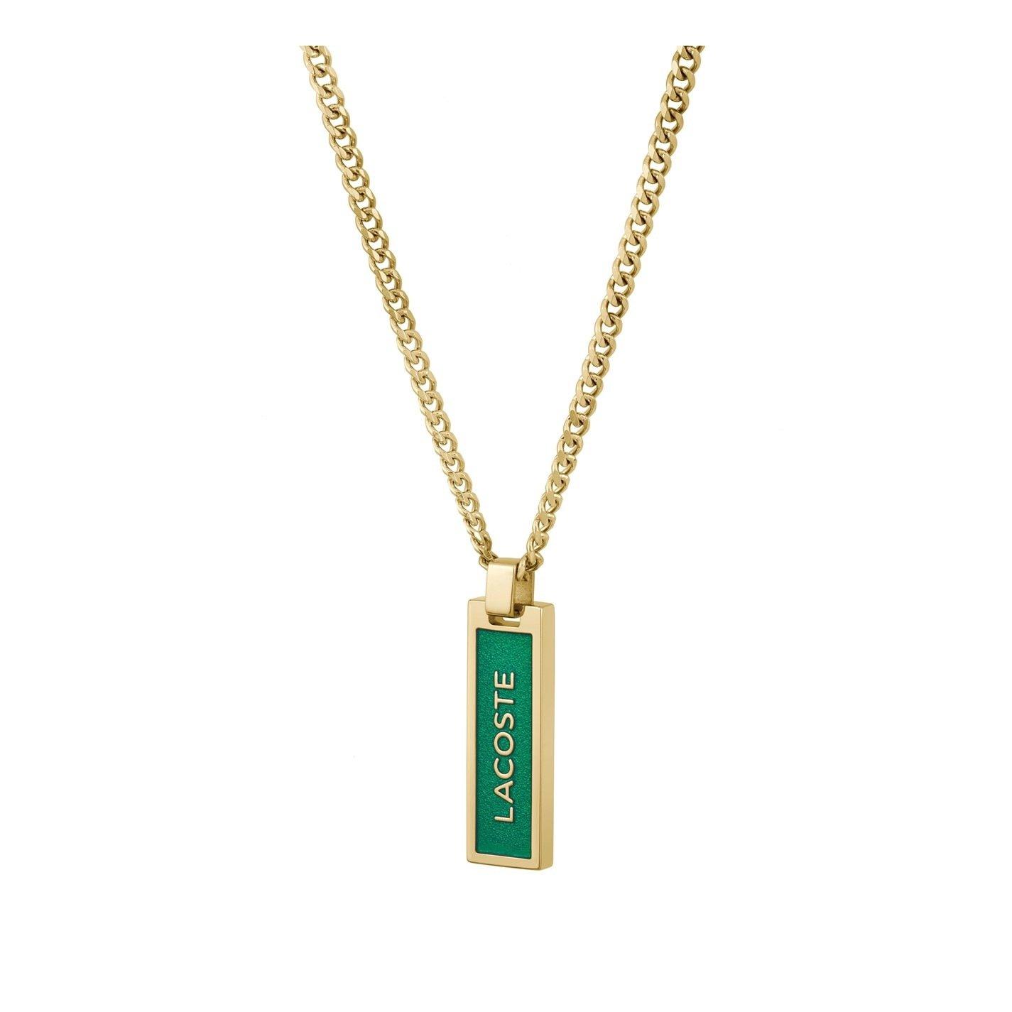 Gold - Lacoste - Lacoste Mens Fence Gold Necklace. - 2