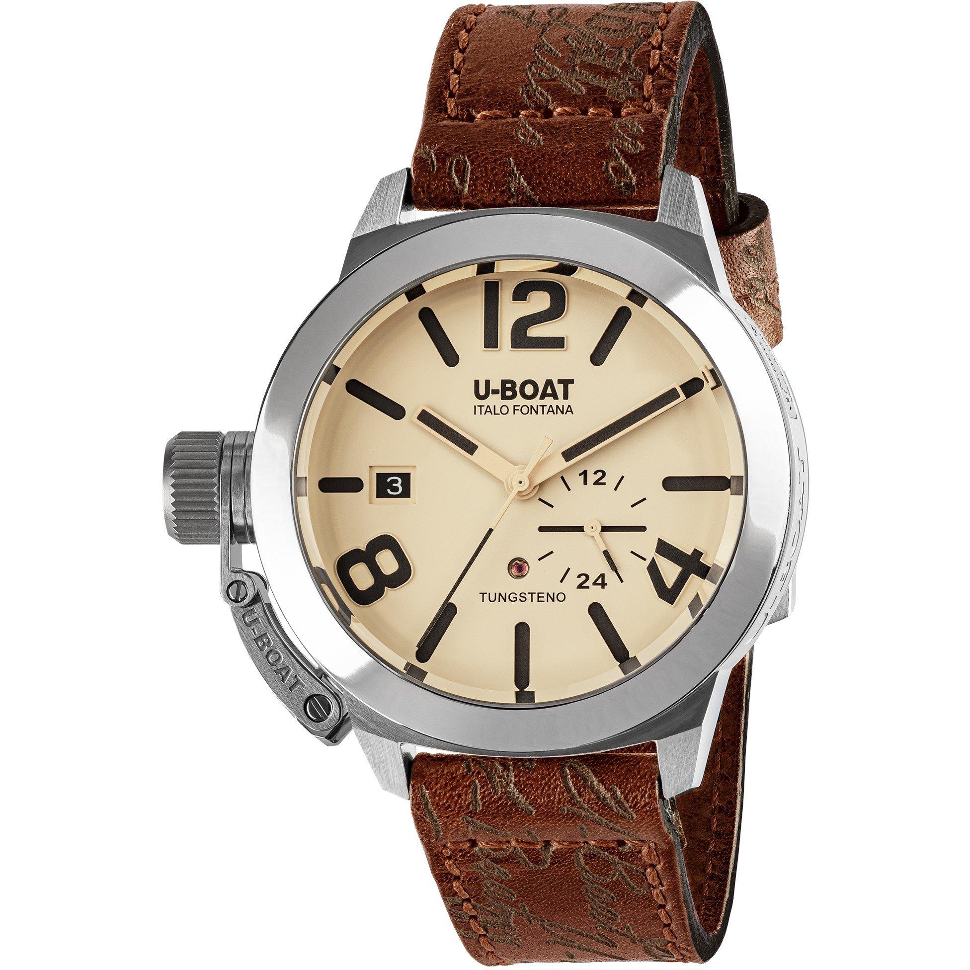 Beige - U-Boat - Classico 42mm Tungsteno Black - 1