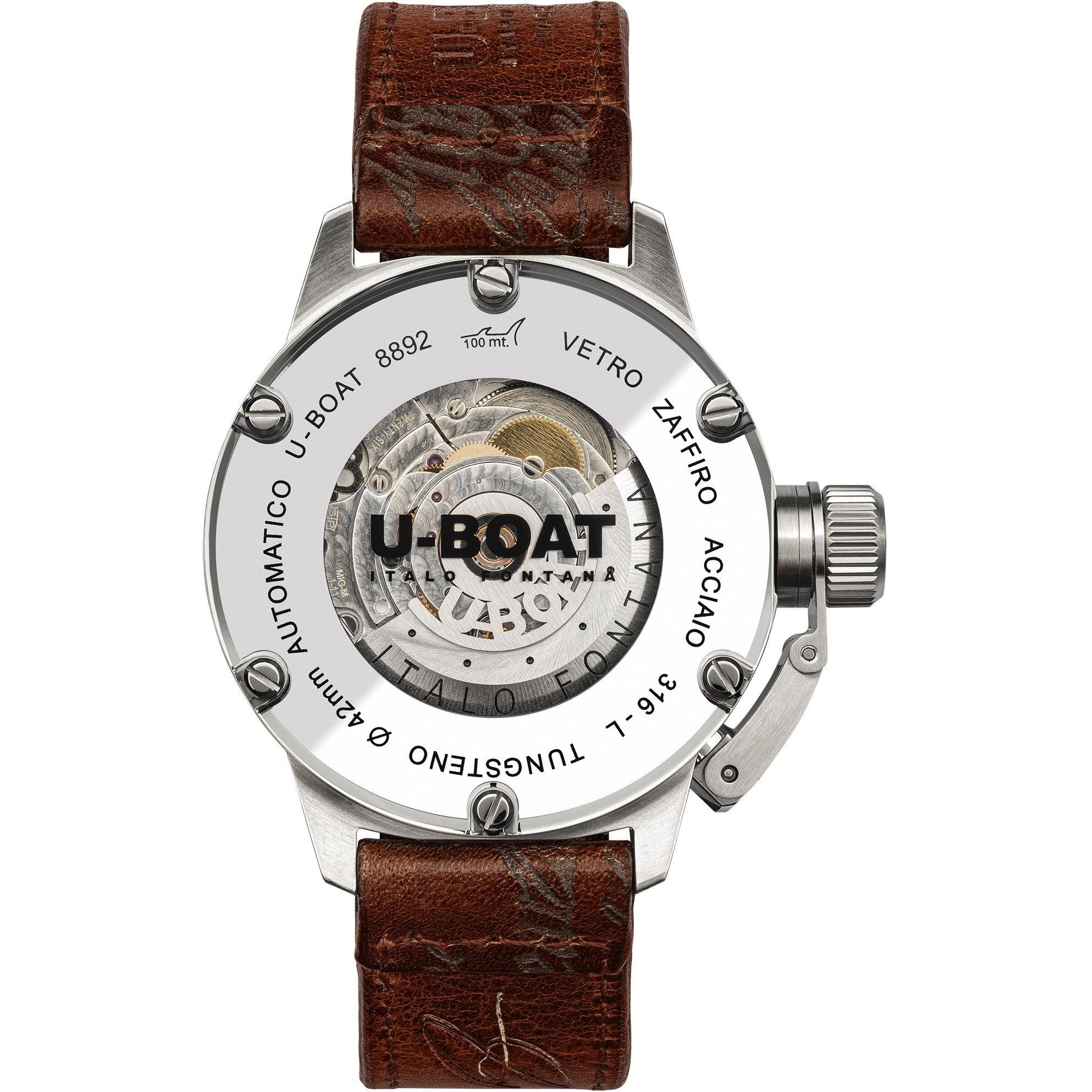 Beige - U-Boat - U-Boat Classico 42mm Tungsteno Black - 2