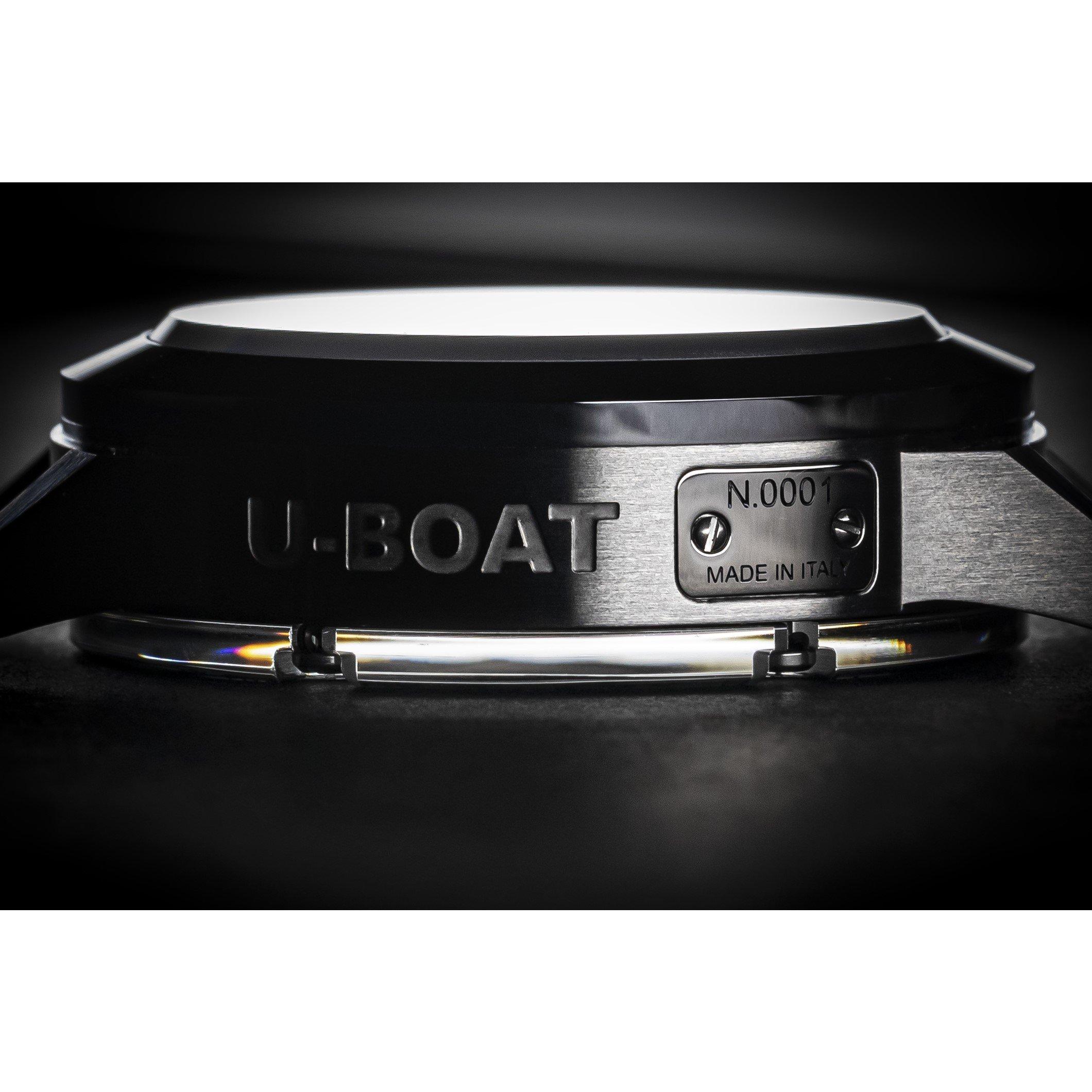 Beige - U-Boat - U-Boat Classico 42mm Tungsteno Black - 3