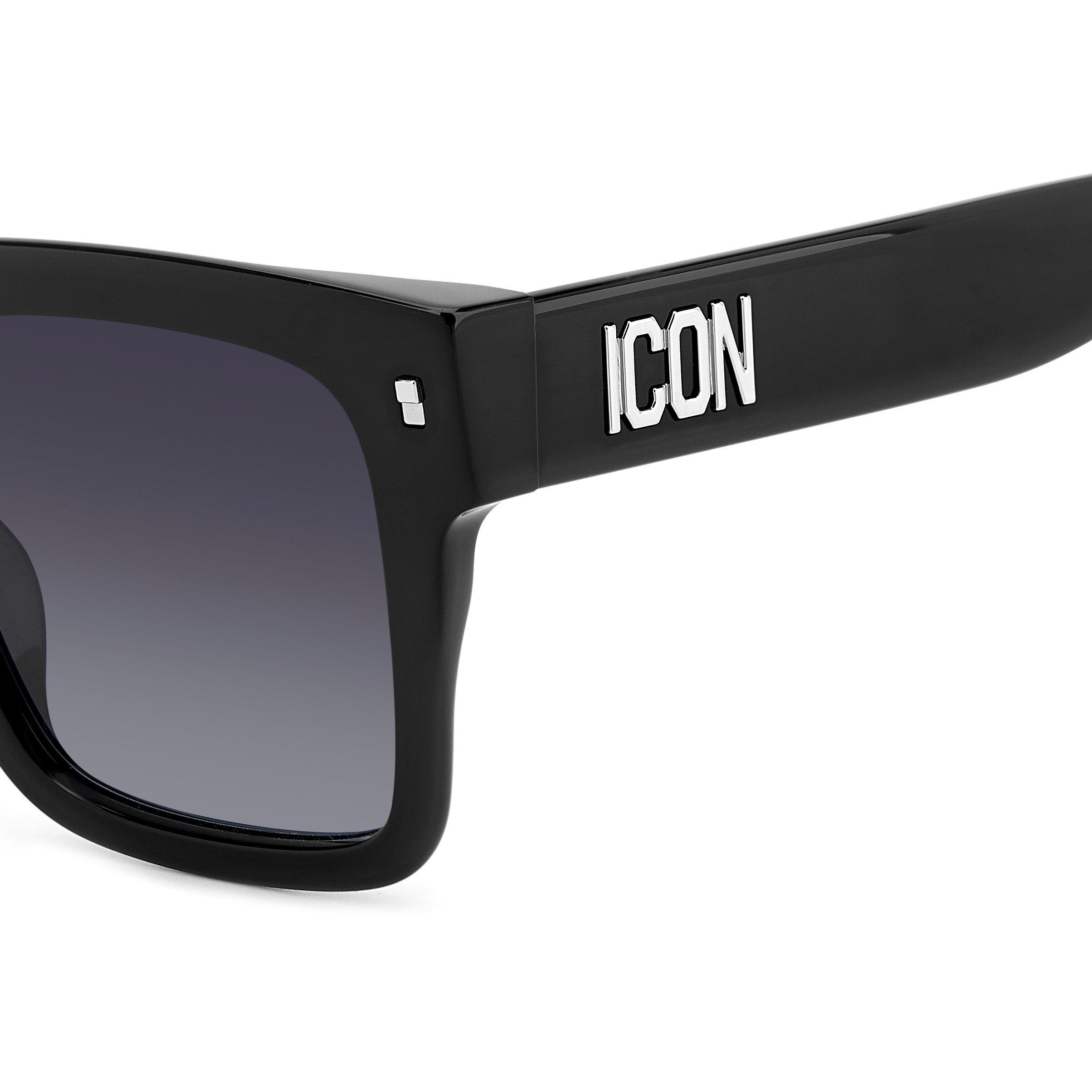 Black - DSquared2 - Men's DSQ Icon Wayfarer Sunglasses - 4