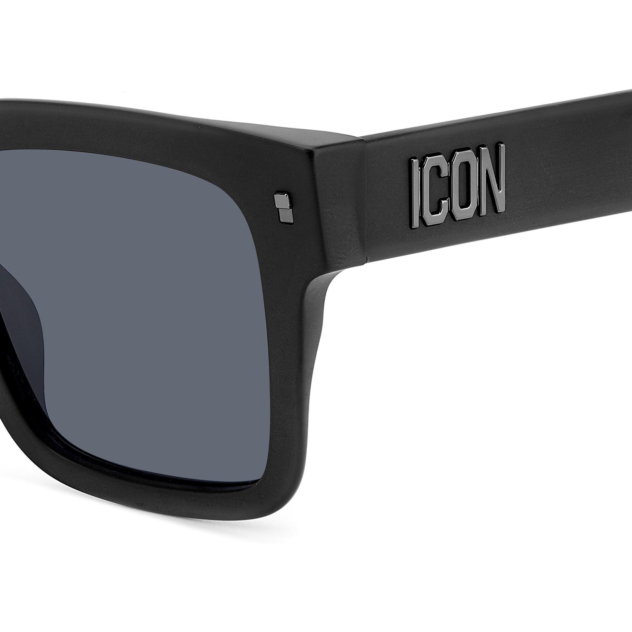 Black - DSquared2 - Men's DSQ Icon Wayfarer Sunglasses - 4