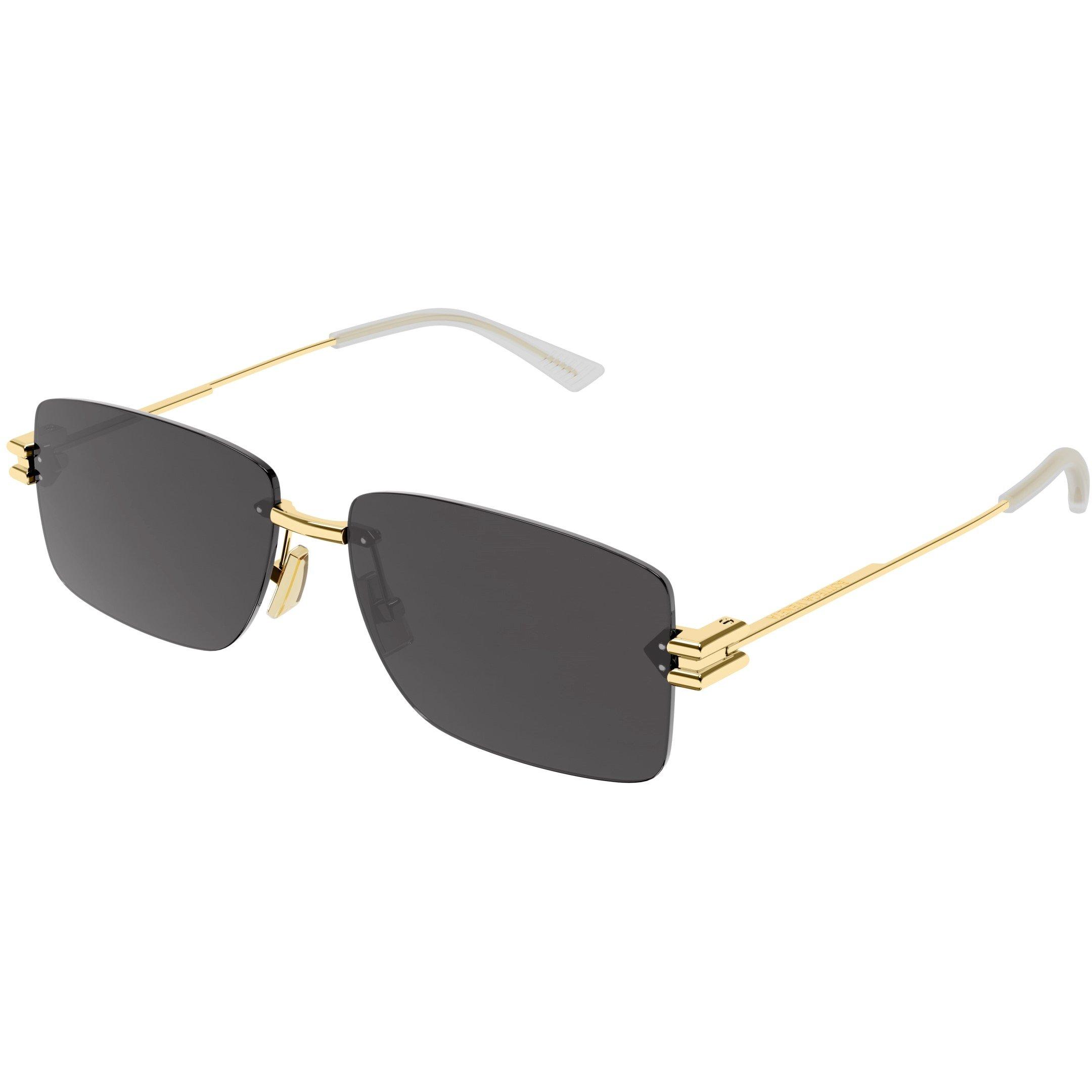 Bottega Veneta Mens Rimless Sunglasses - Gold