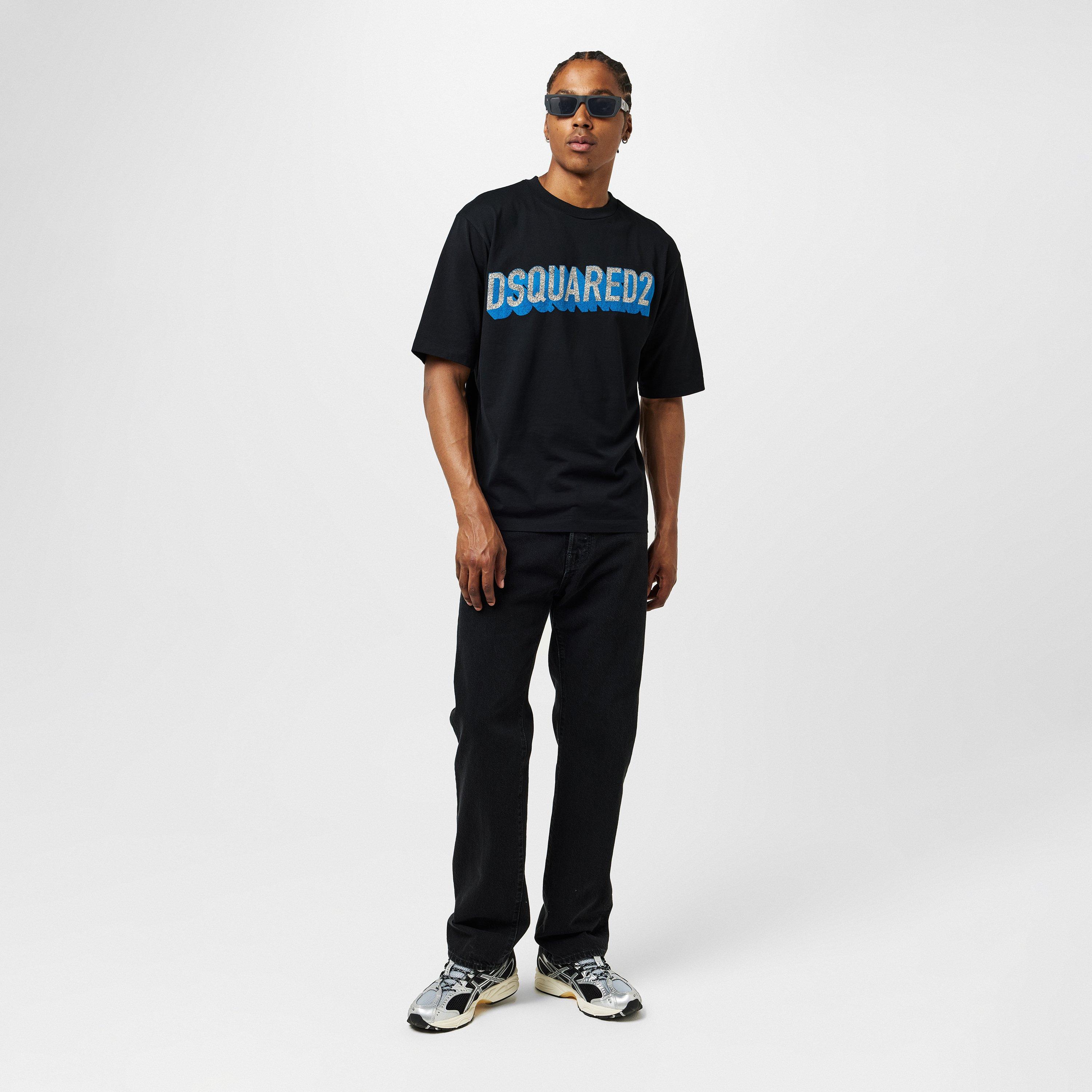 Black - DSquared2 - Men's DSQ Icon Wayfarer Sunglasses - 6