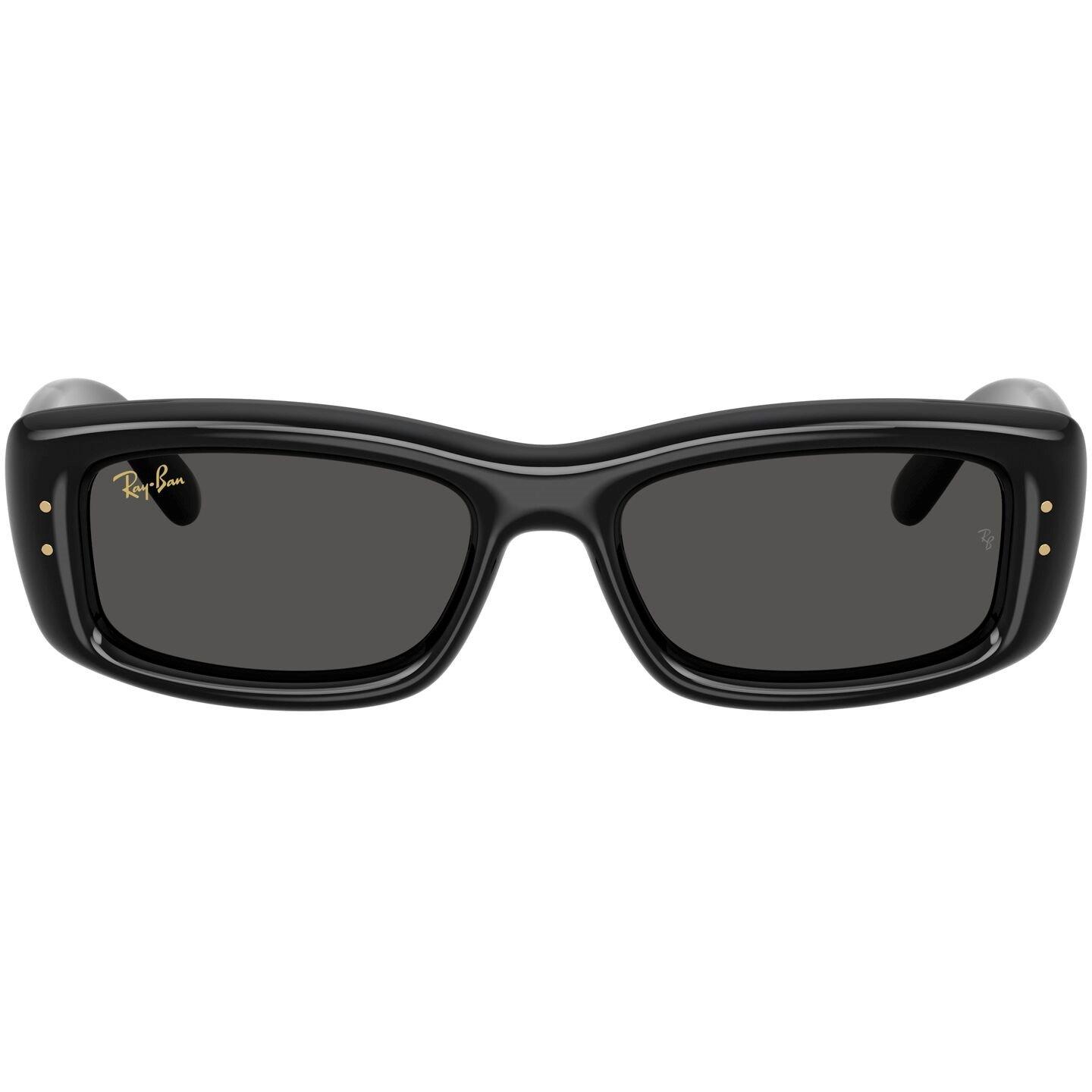Grey - Ray-Ban - Women's Kiliane Puffer Rectangle Sunglasses - 2