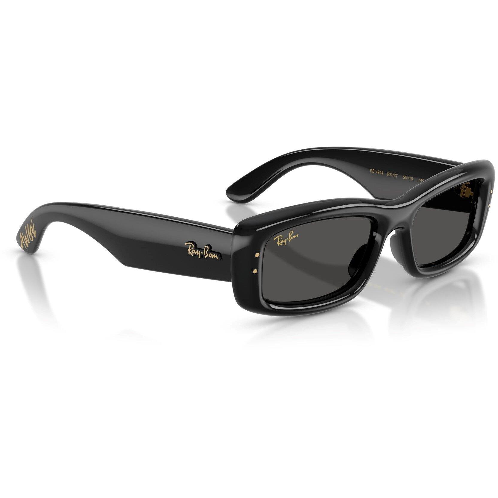 Grey - Ray-Ban - Women's Kiliane Puffer Rectangle Sunglasses - 4