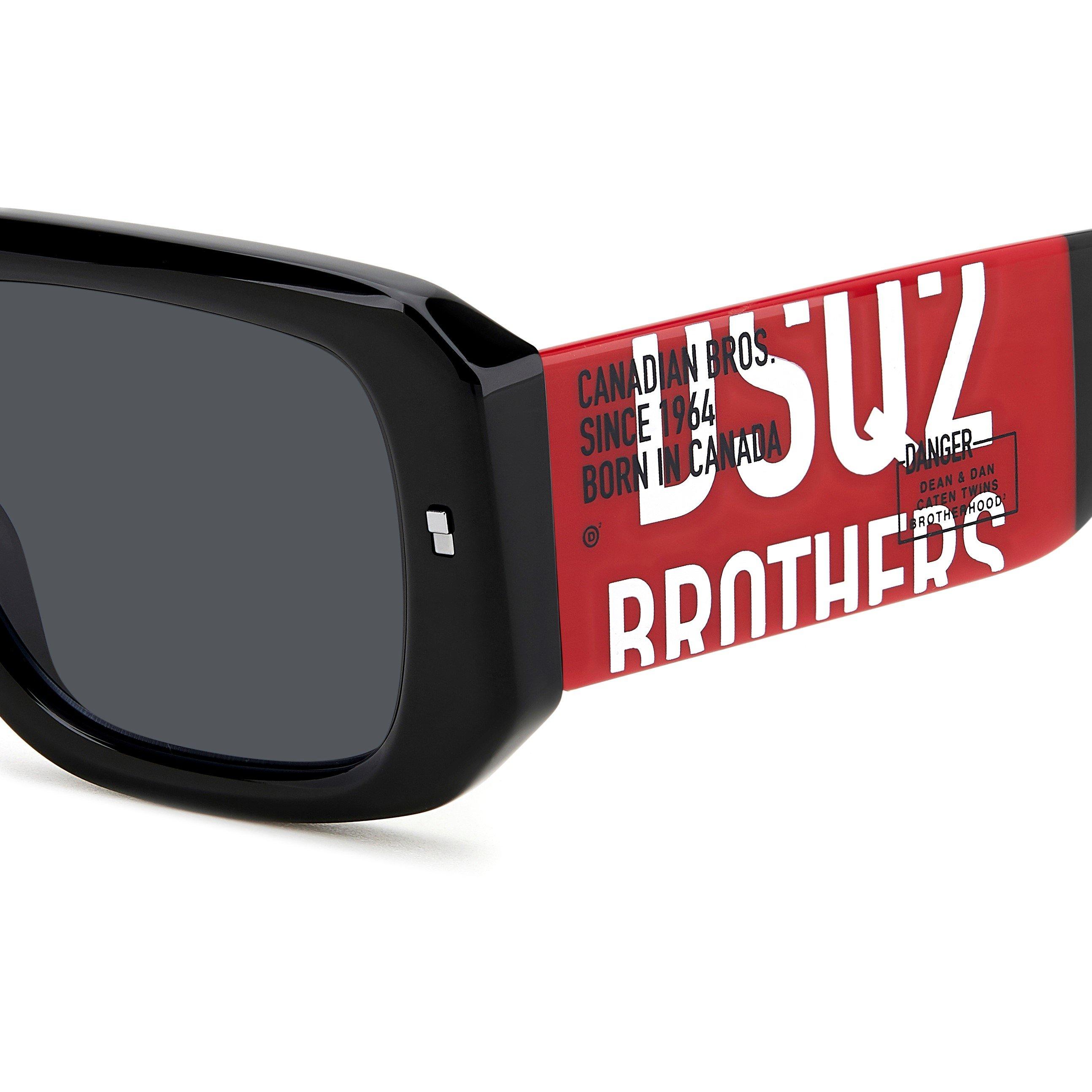 Black - DSquared2 - Men's Wayfarer Sunglasses - 5