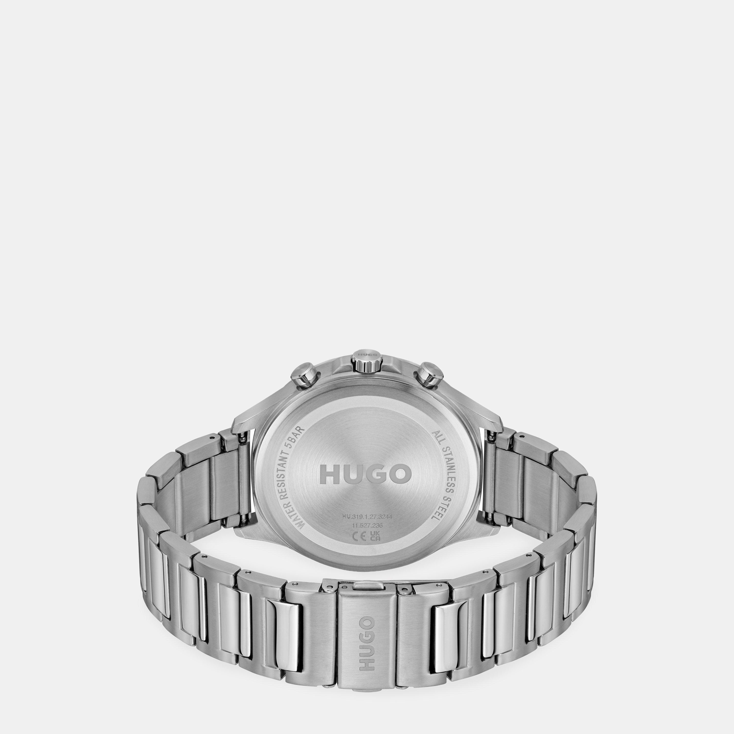 Grey/Silver - Hugo - Gents HUGO #SMASH MULTI Watch - 2