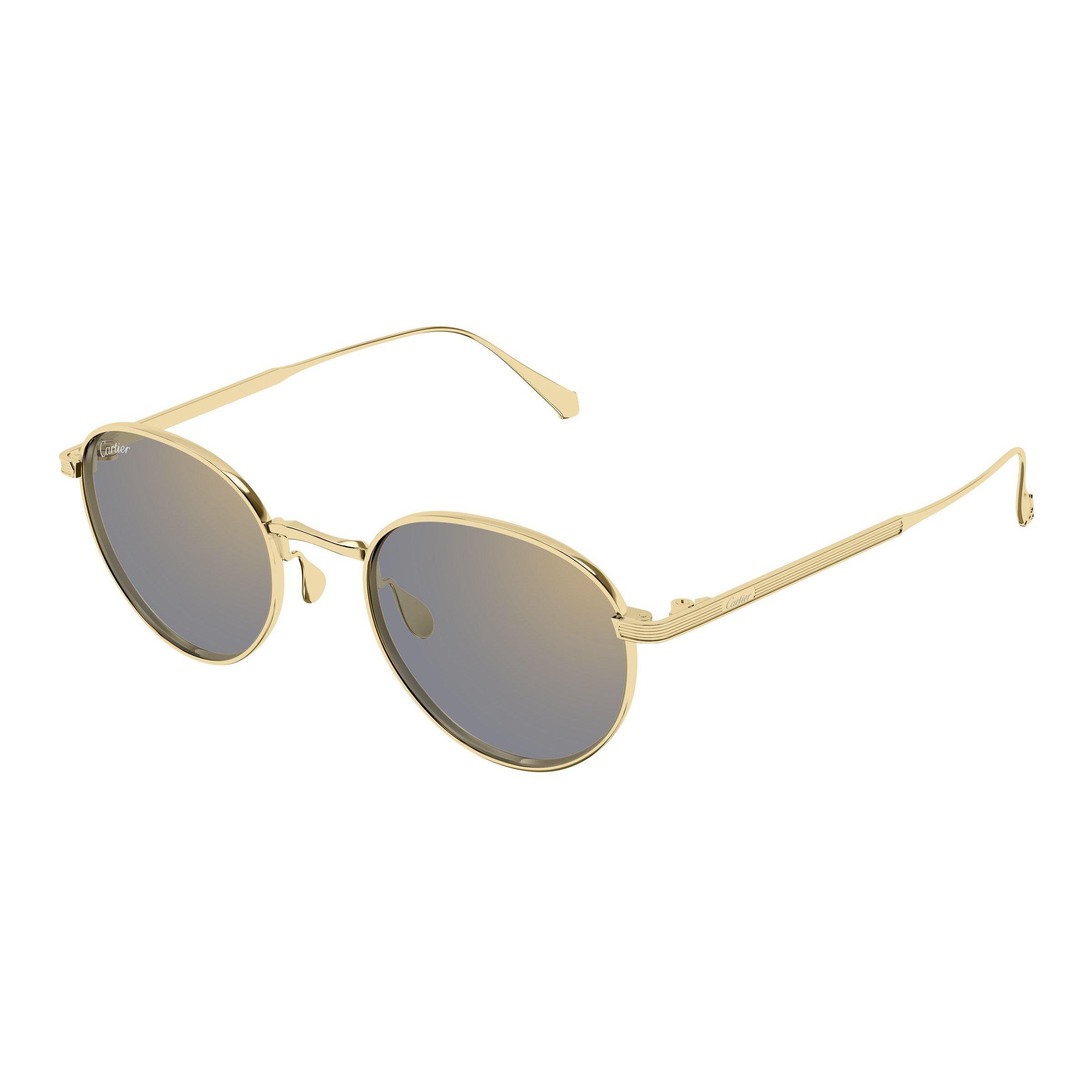 Silver/Black - Cartier - Cartier Mens Panthos CT0626S Sunglasses - 1