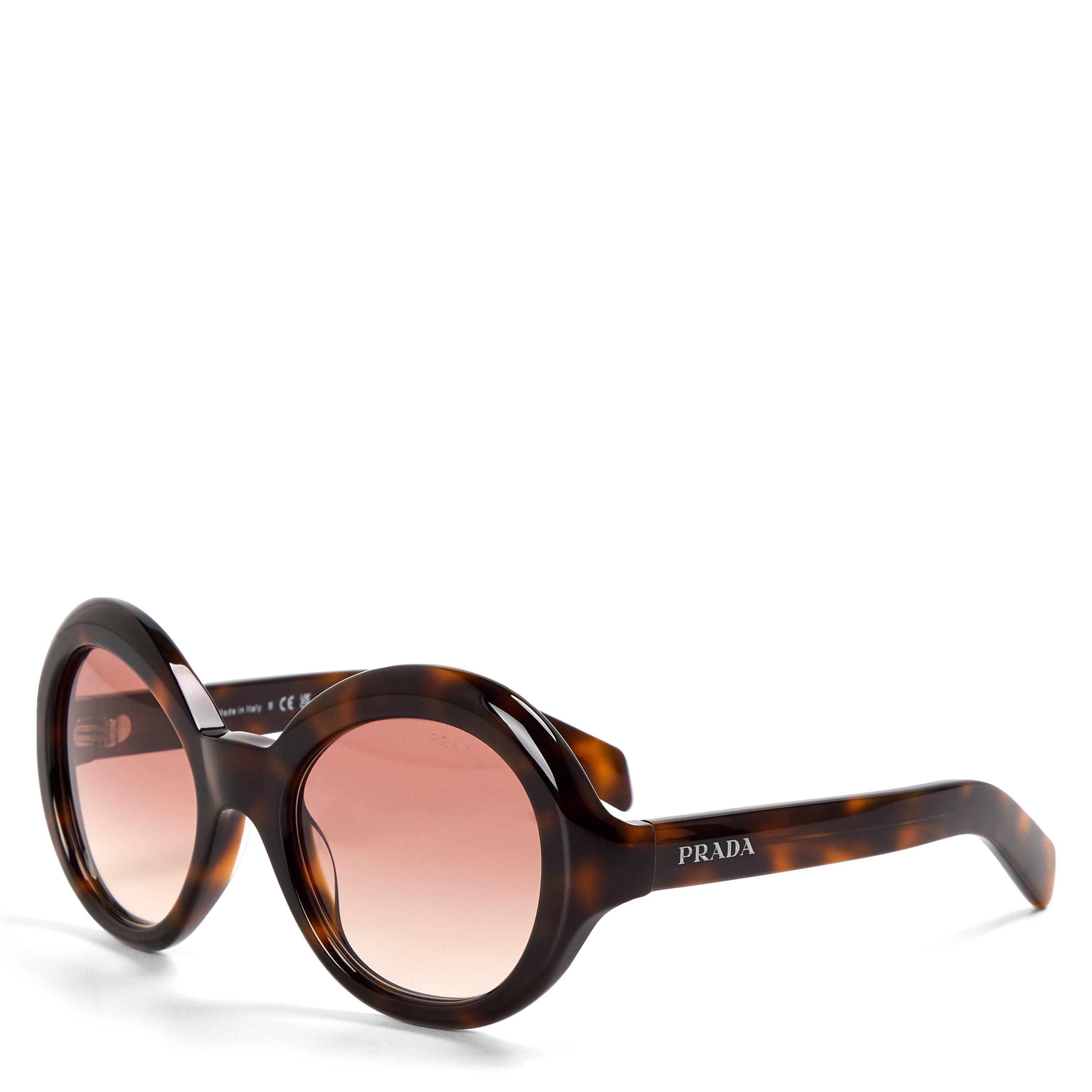 Junipr Tortoise - Prada - Women's 0PR D08SU Round Sunglasses - 1