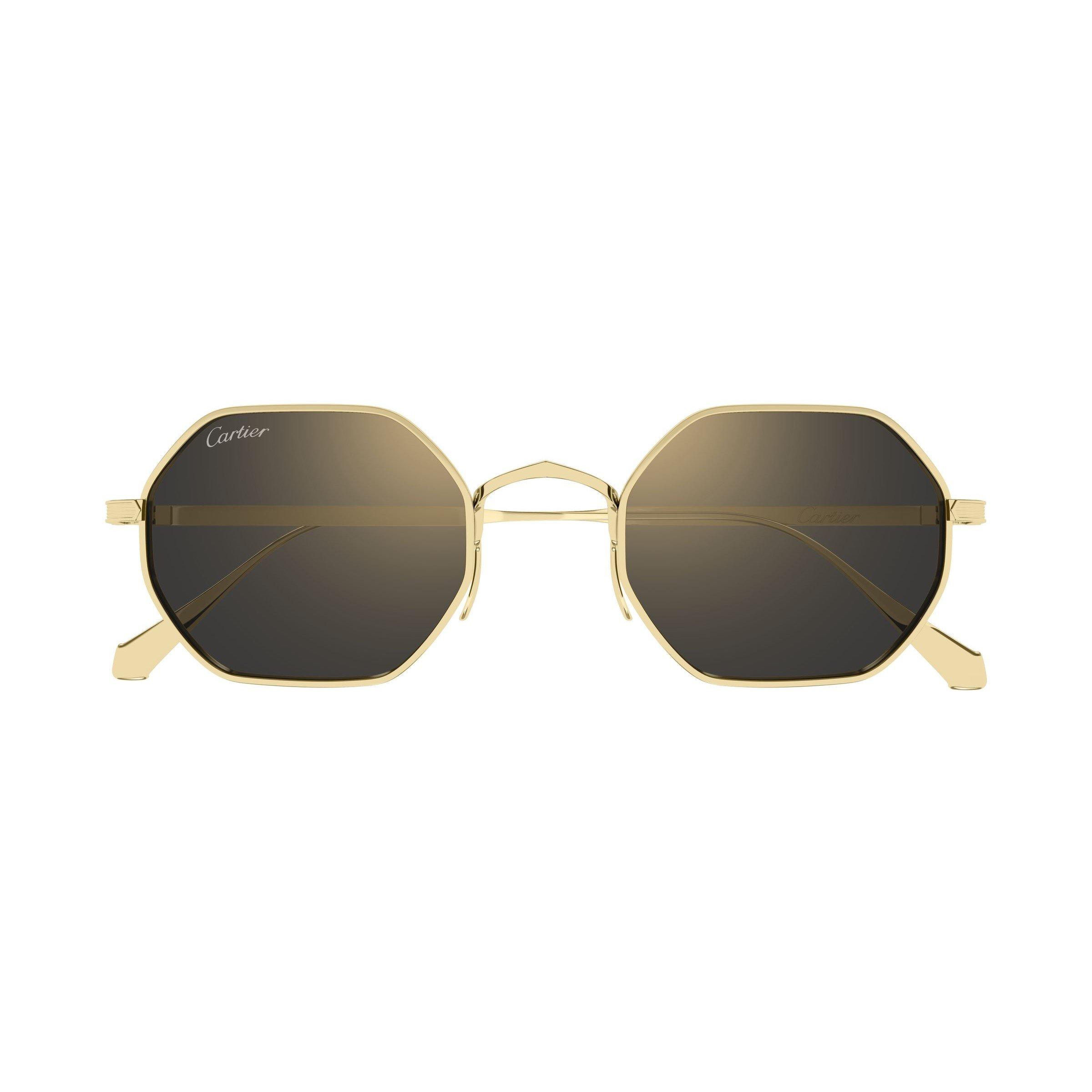Blue/Black - Cartier - Cartier Mens Hexagonal CT0627S Sunglasses - 2