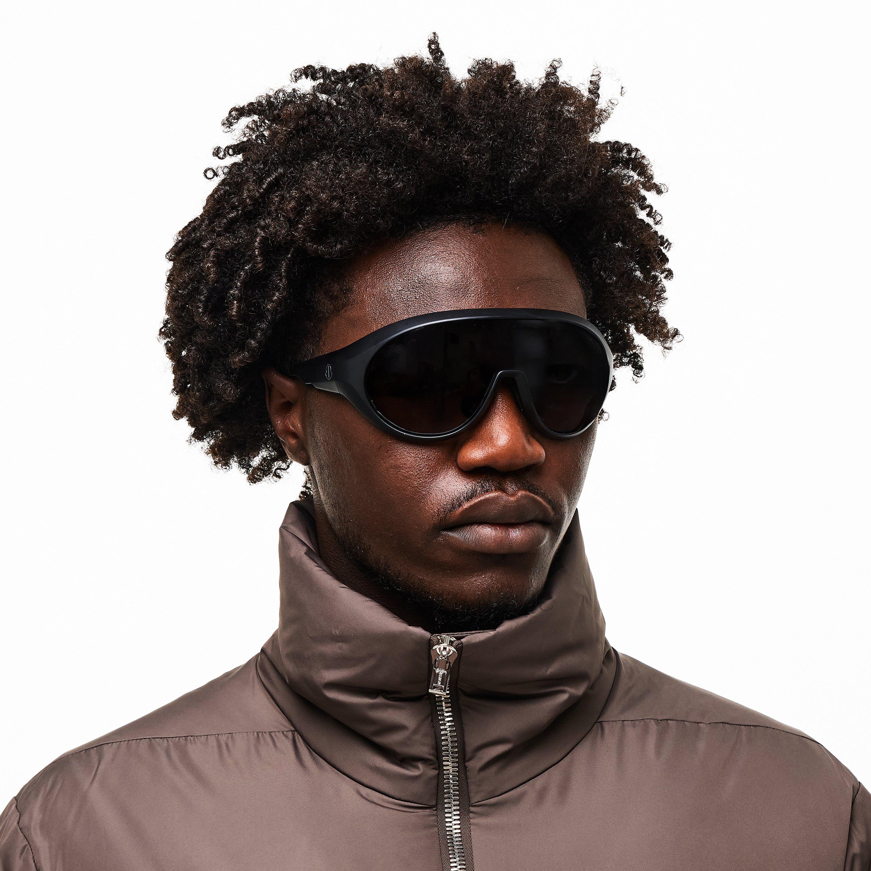 Rick Owens Mens x Moncler Temple Sunglasses | Cruise Fashion