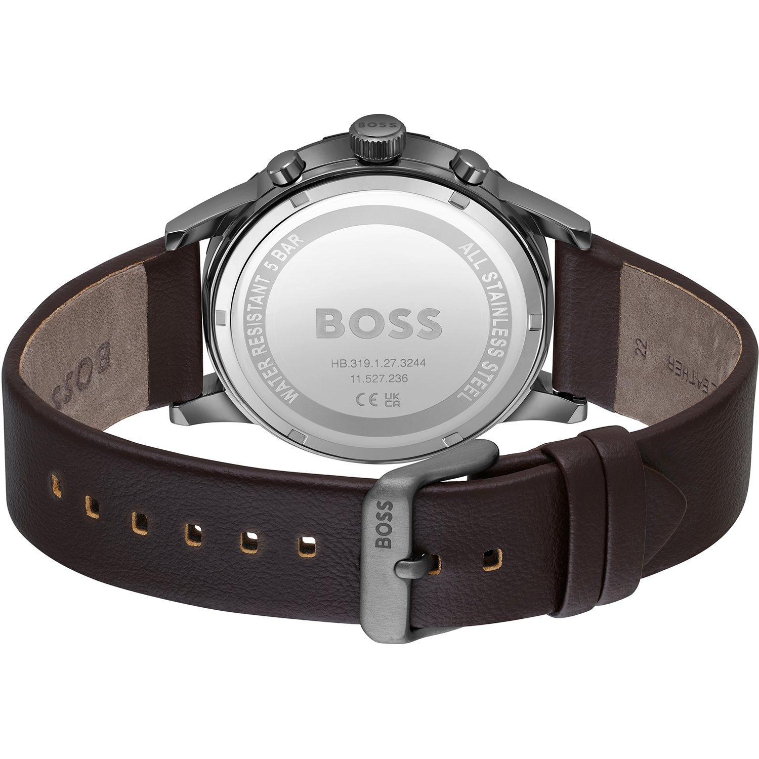 Blue - Boss - Men's Solgrade Steel Solar-powered Watch - 3