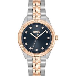 Boss Ladies BOSS Rhea Two Tone Bracelet Watch