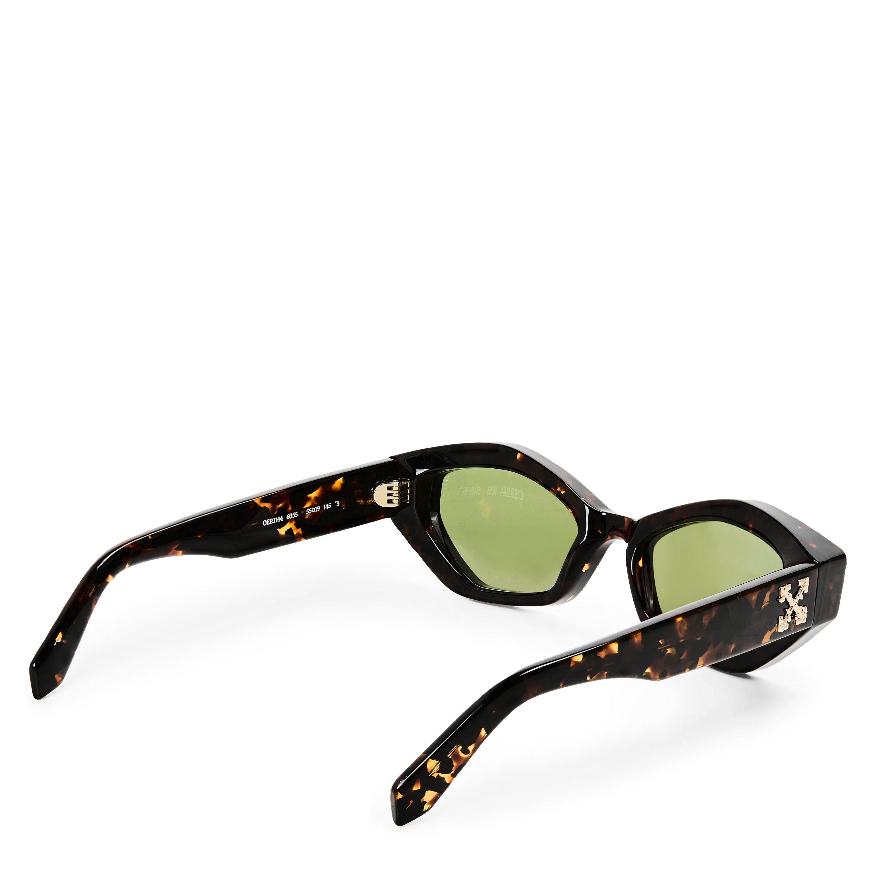 Havana Green - Off White - OERI144 Hilo Round Sunglasses - 2