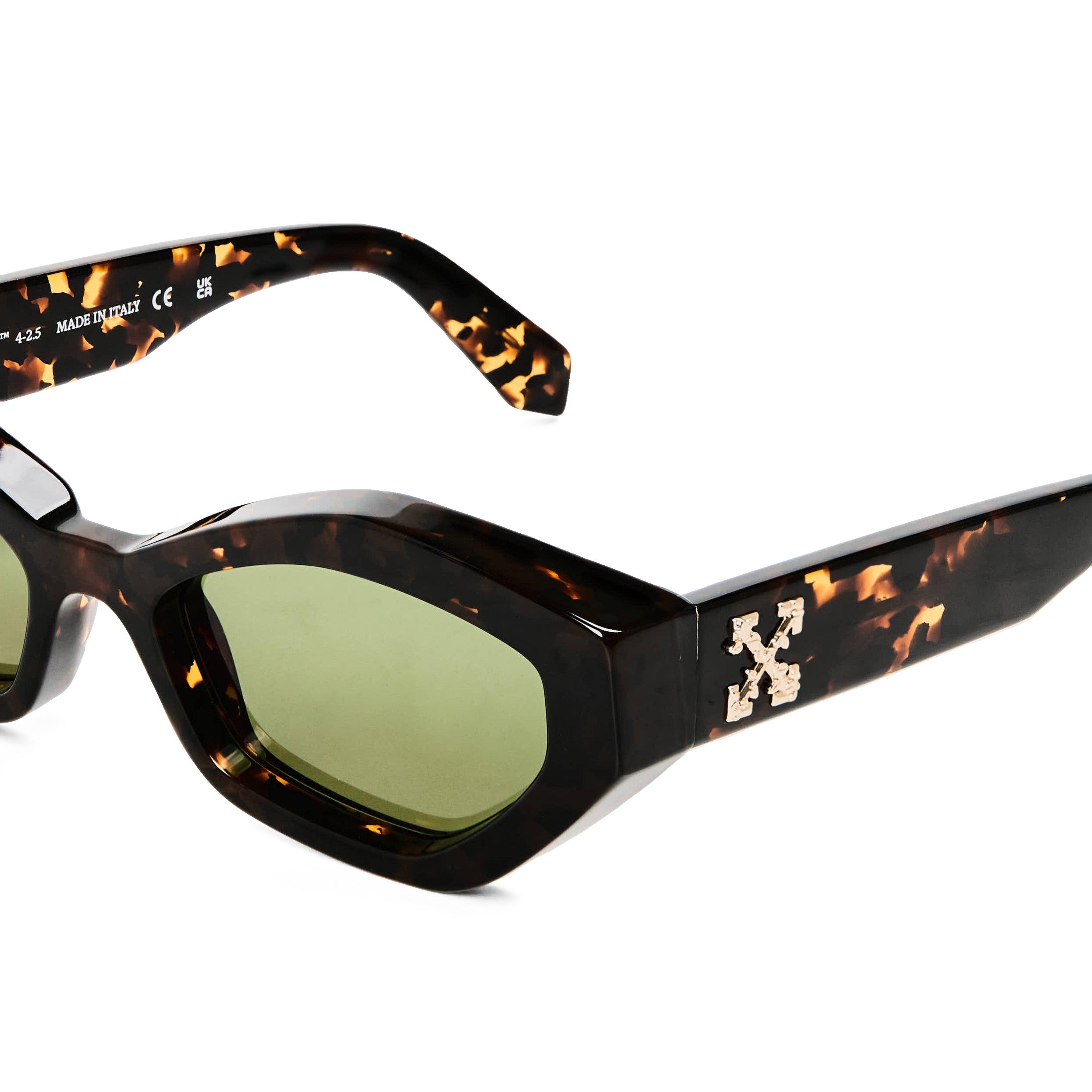 Havana Green - Off White - OERI144 Hilo Round Sunglasses - 3