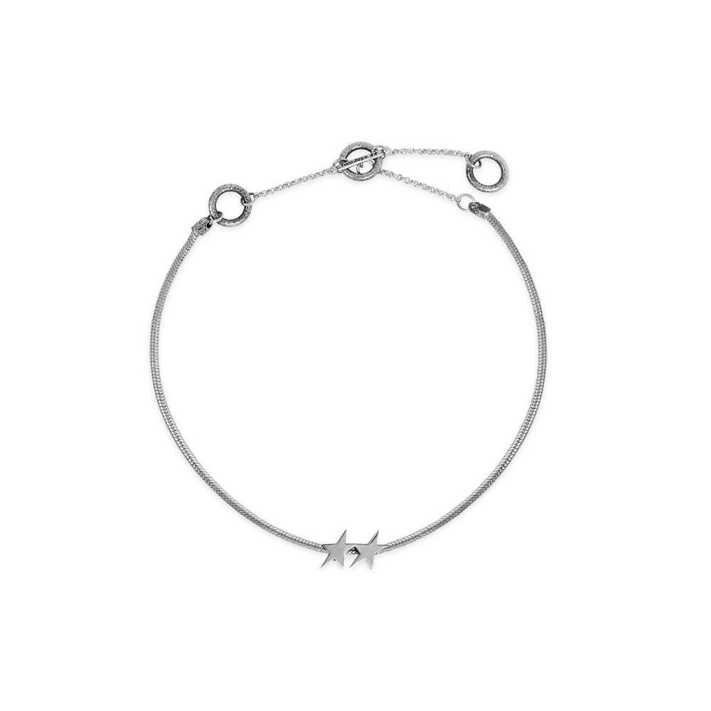 Silver - TWOJEYS - Adults Icon Bali Star Chain Necklace - 1