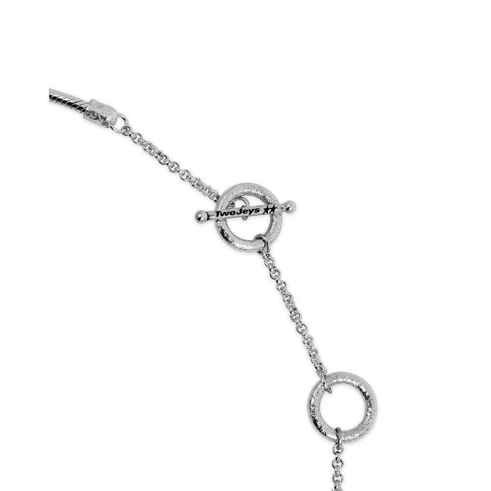 Silver - TWOJEYS - Unisex Adults Icon Bali Star Chain Necklace - 3