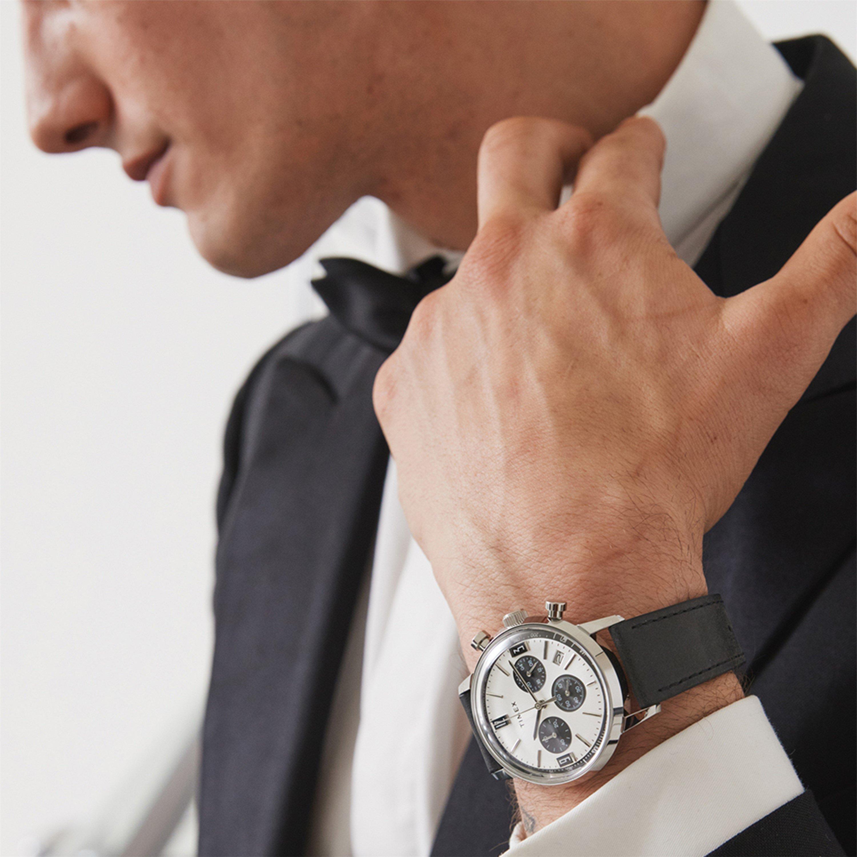 Silver/Black - Timex - Timex L  Marlin  Sn00 - 2