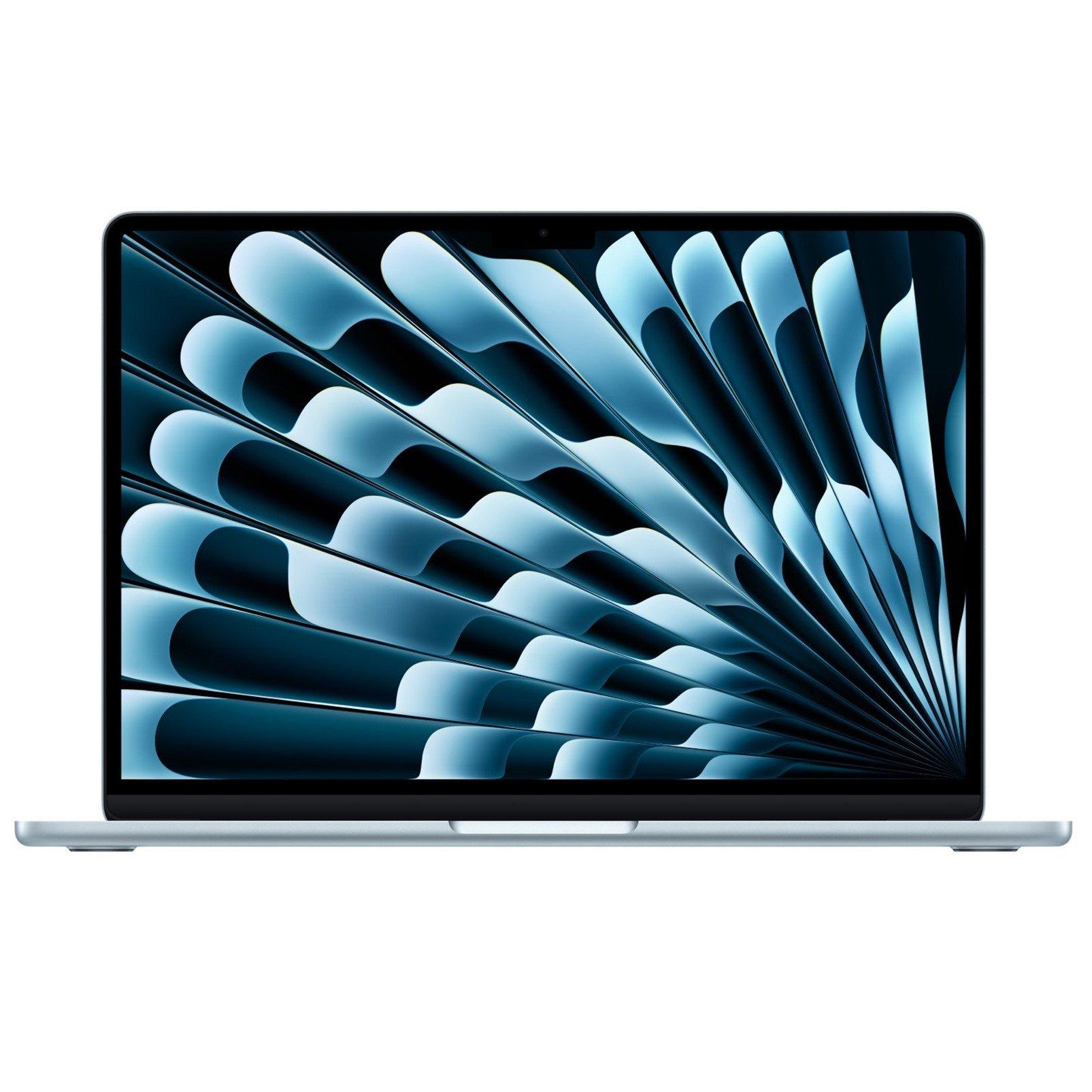 Sky Blue - Apple - Apple MacBook Air 13.6 Inch Laptop (2026) - Apple M5 16GB 512GB SSD - 1