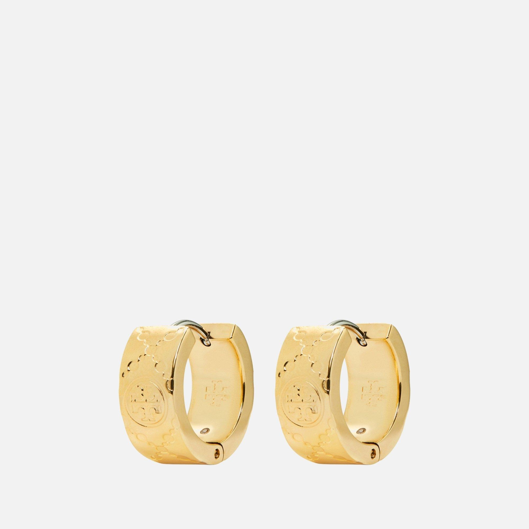 Gold - Tory Burch - Women's Mono Hoop Cuff Bracelets