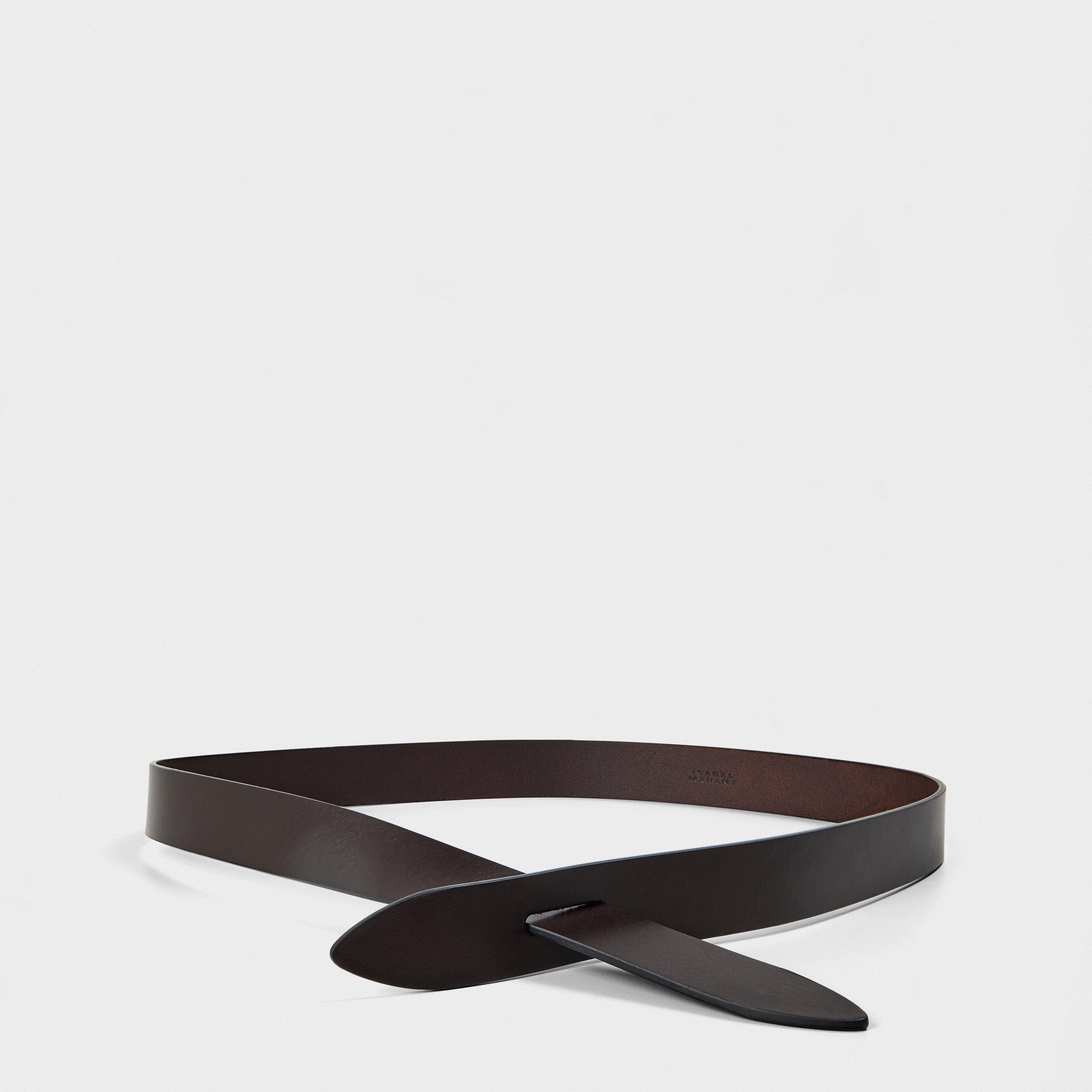 Isabel Marant Women's Lecce Leather Belt - Chocolate 50CL - M