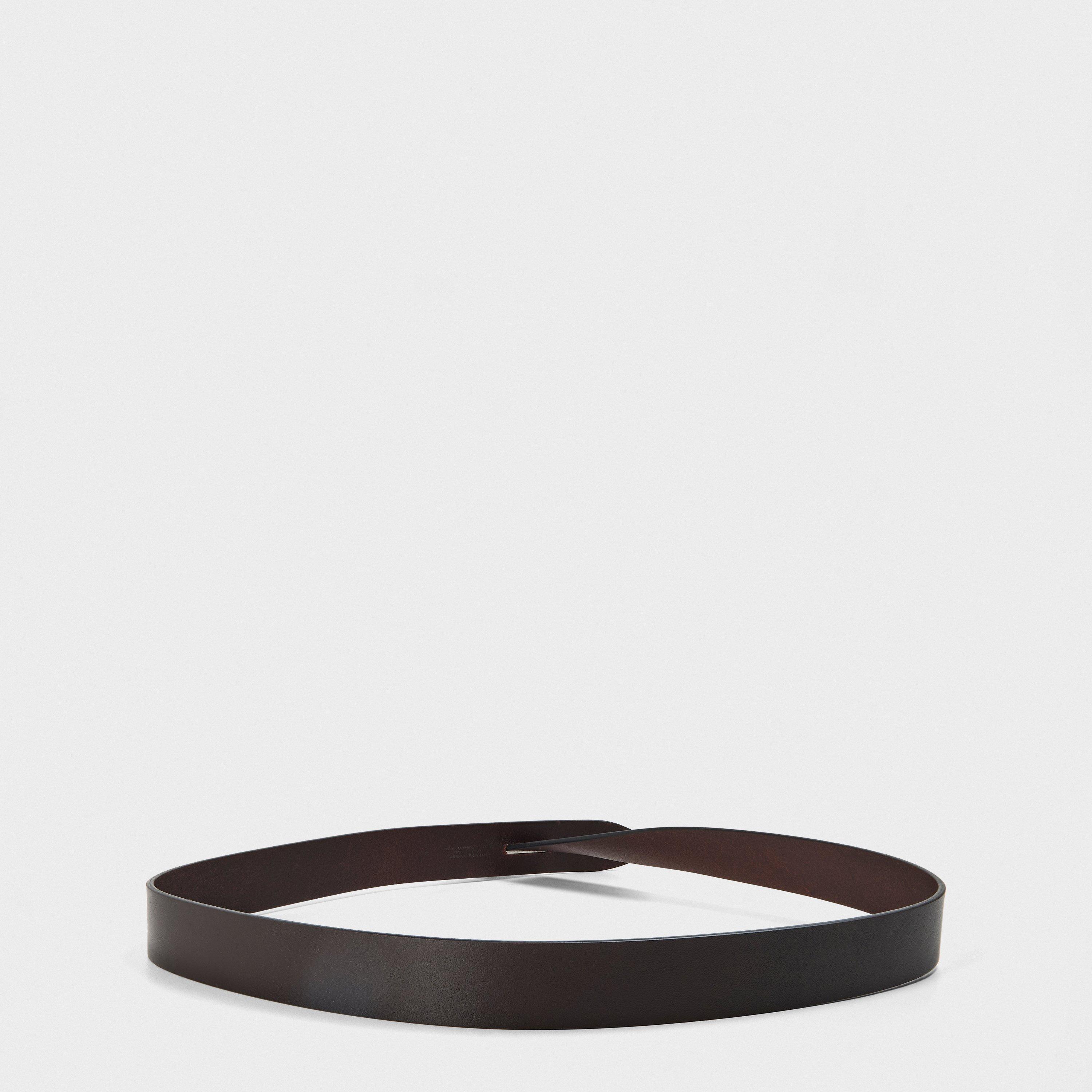 Chocolate 50CL - Isabel Marant - Women's Lecce Leather Belt - 2