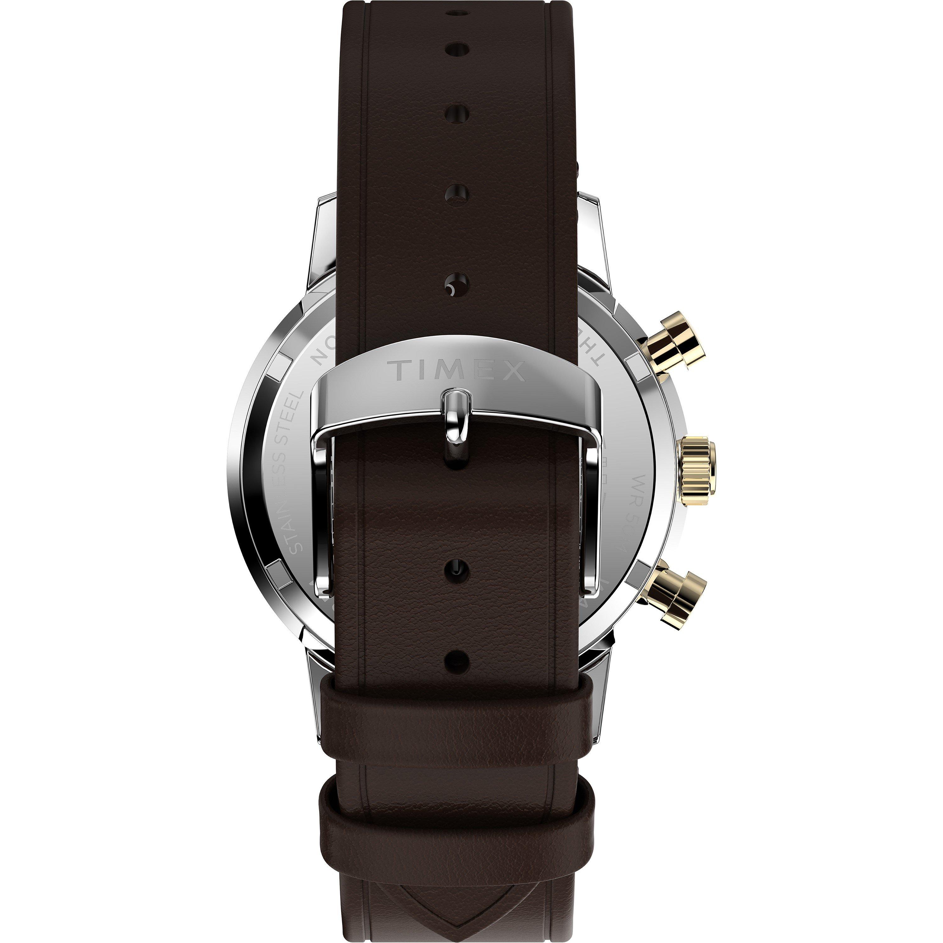 Bleu/Argenté - Timex - Marlin Quartz Chrono - 3