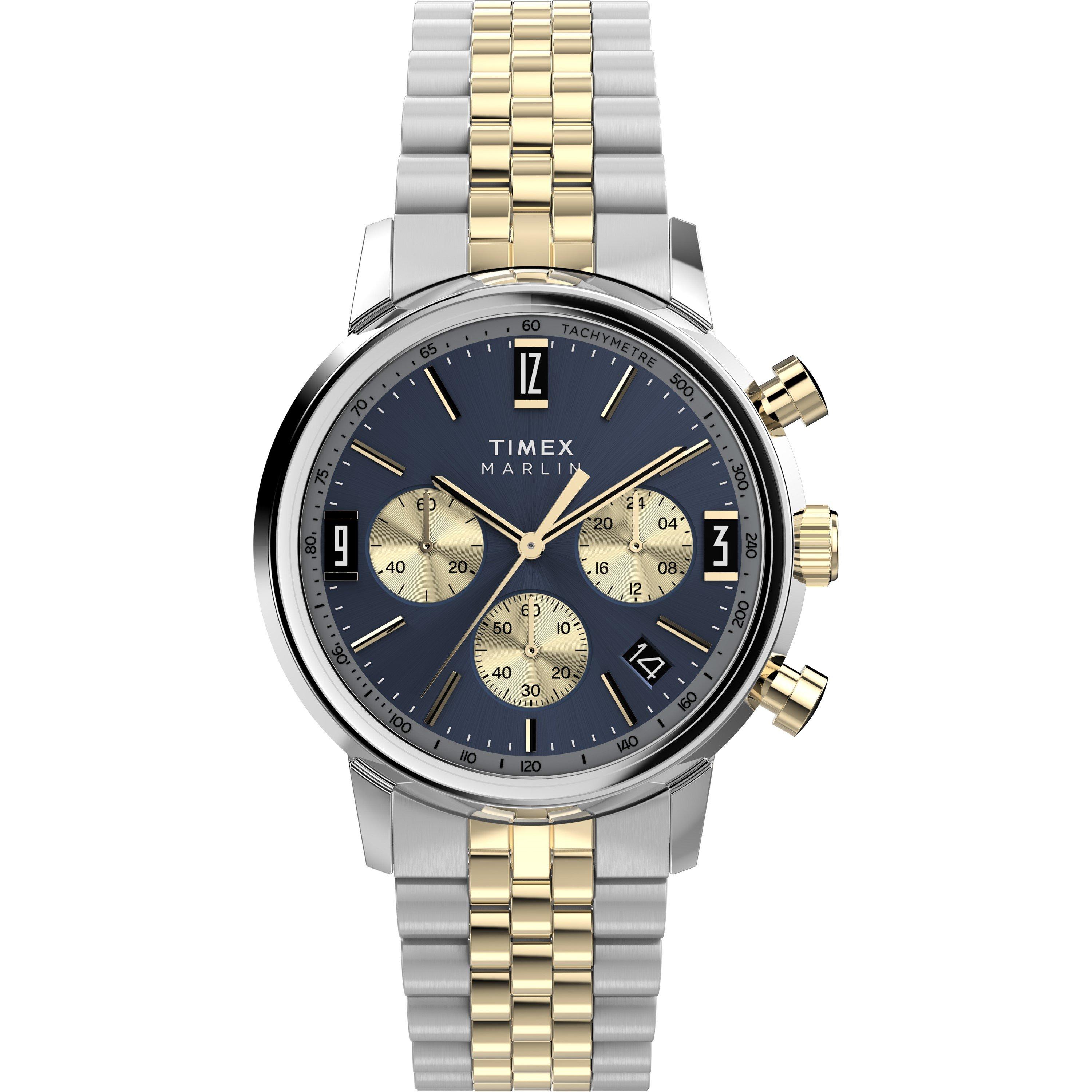 Blue/Silver - Timex - Timex Marlin Quartz Chrono - 1