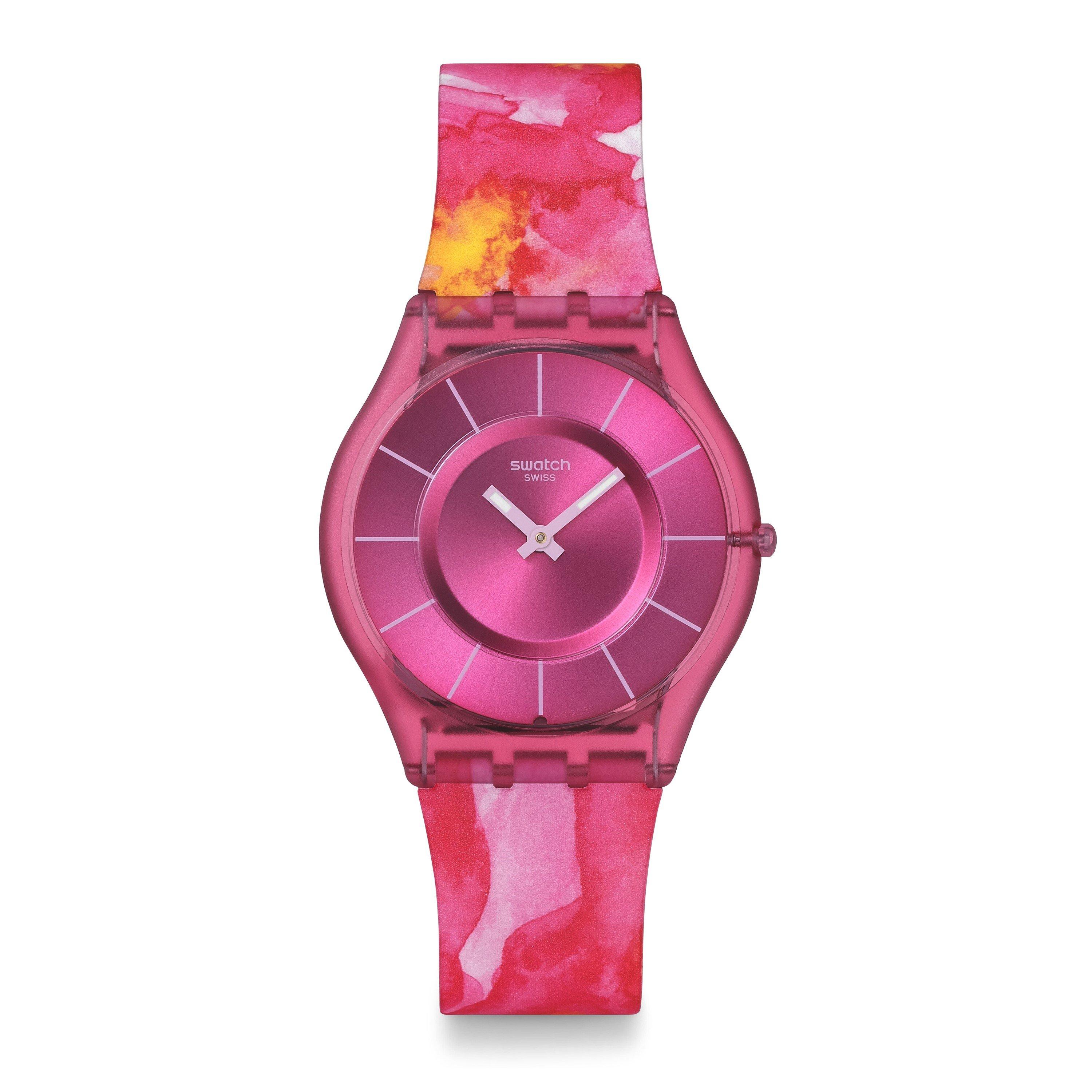 Swatch  Paradise Analogue Quartz Watch - Petals
